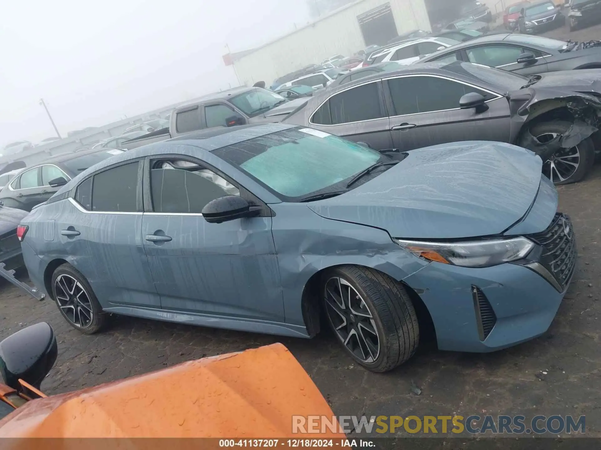 13 fotografías del automóvil dañado 3N1AB8DV6RY314454 NISSAN SENTRA 2024