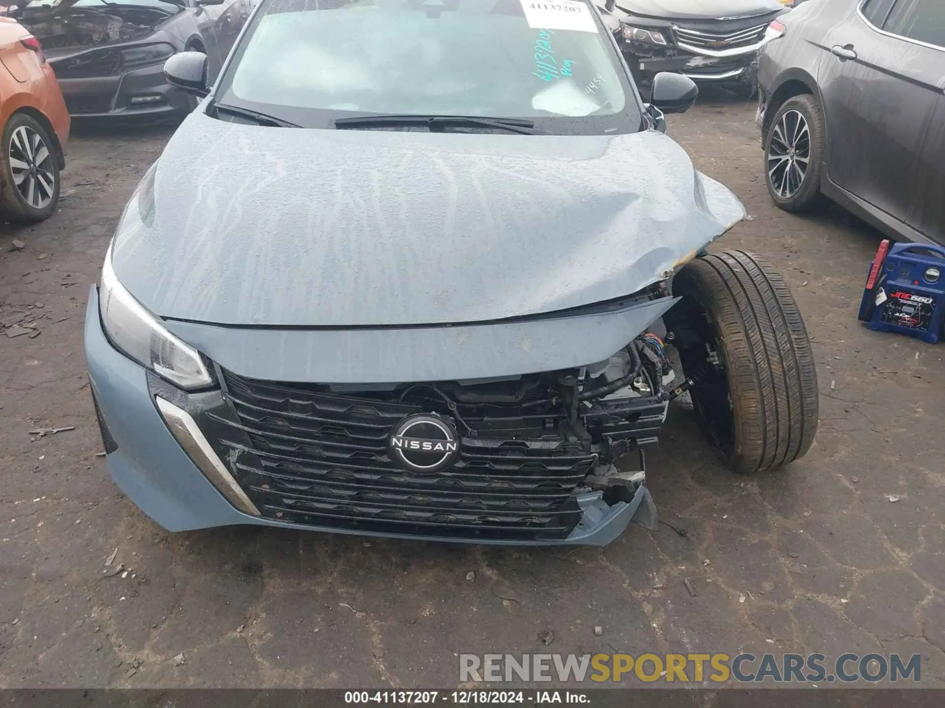 6 fotografías del automóvil dañado 3N1AB8DV6RY314454 NISSAN SENTRA 2024