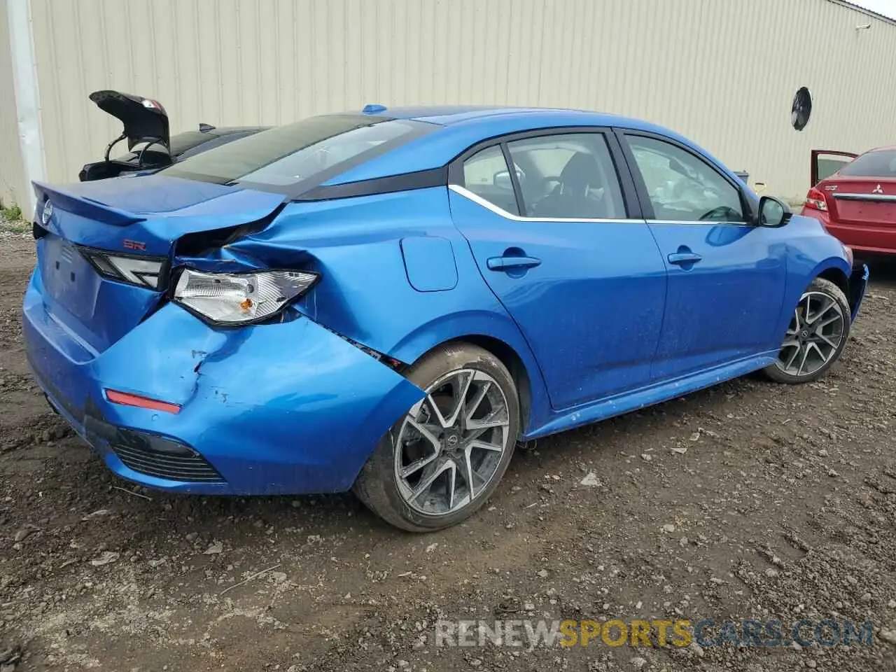 3 fotografías del automóvil dañado 3N1AB8DV6RY358194 NISSAN SENTRA 2024