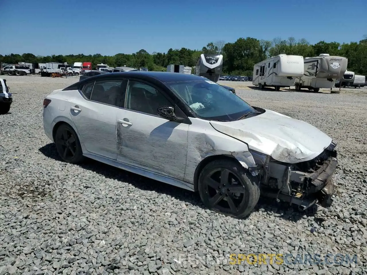 4 fotografías del automóvil dañado 3N1AB8DV7RY261263 NISSAN SENTRA 2024