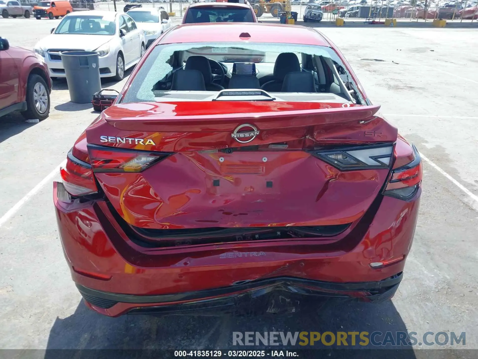 6 fotografías del automóvil dañado 3N1AB8DV7RY288026 NISSAN SENTRA 2024