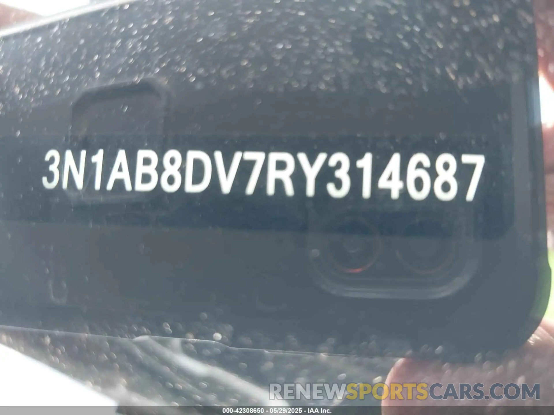 9 fotografías del automóvil dañado 3N1AB8DV7RY314687 NISSAN SENTRA 2024