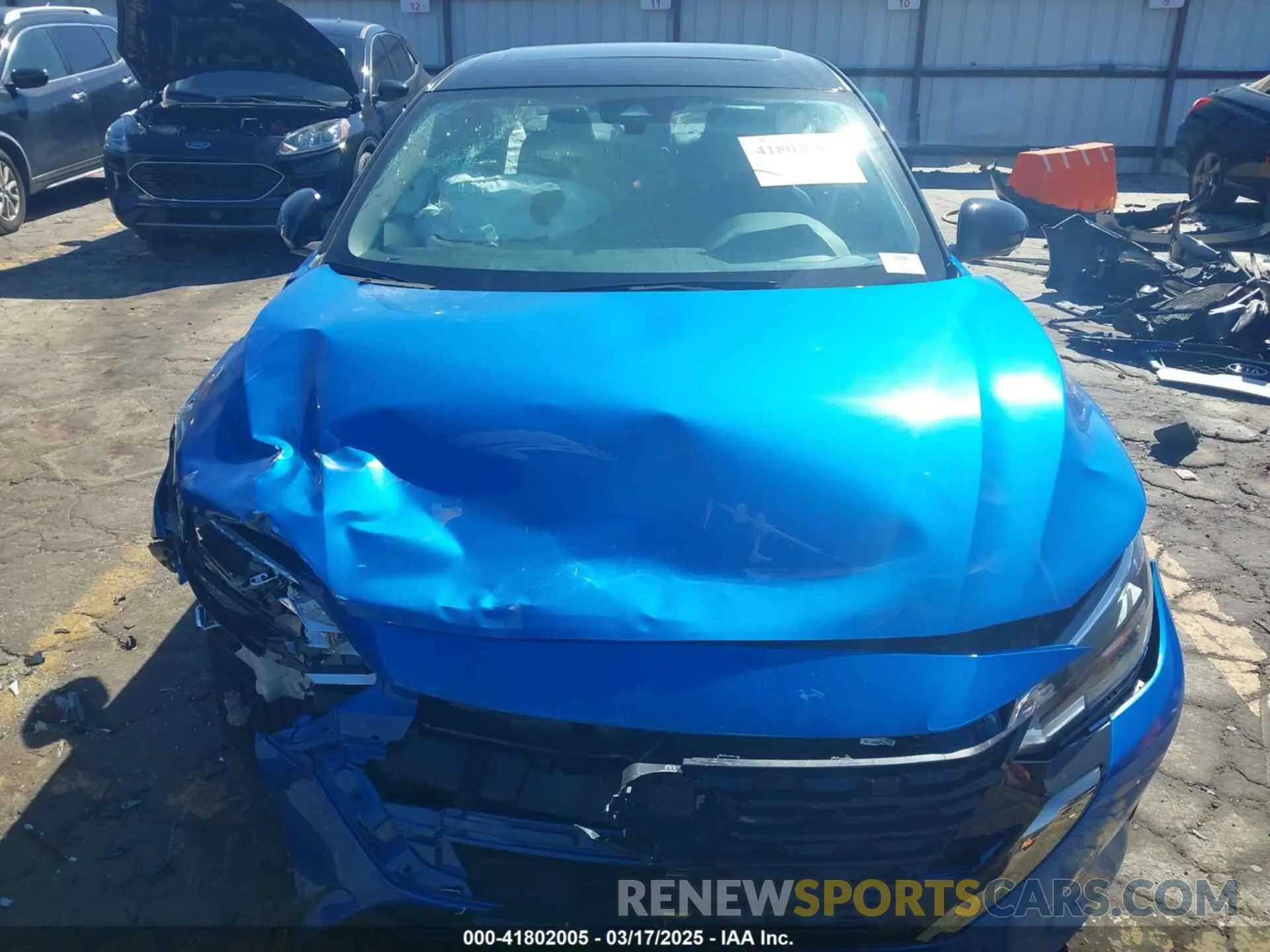 12 fotografías del automóvil dañado 3N1AB8DV7RY373917 NISSAN SENTRA 2024