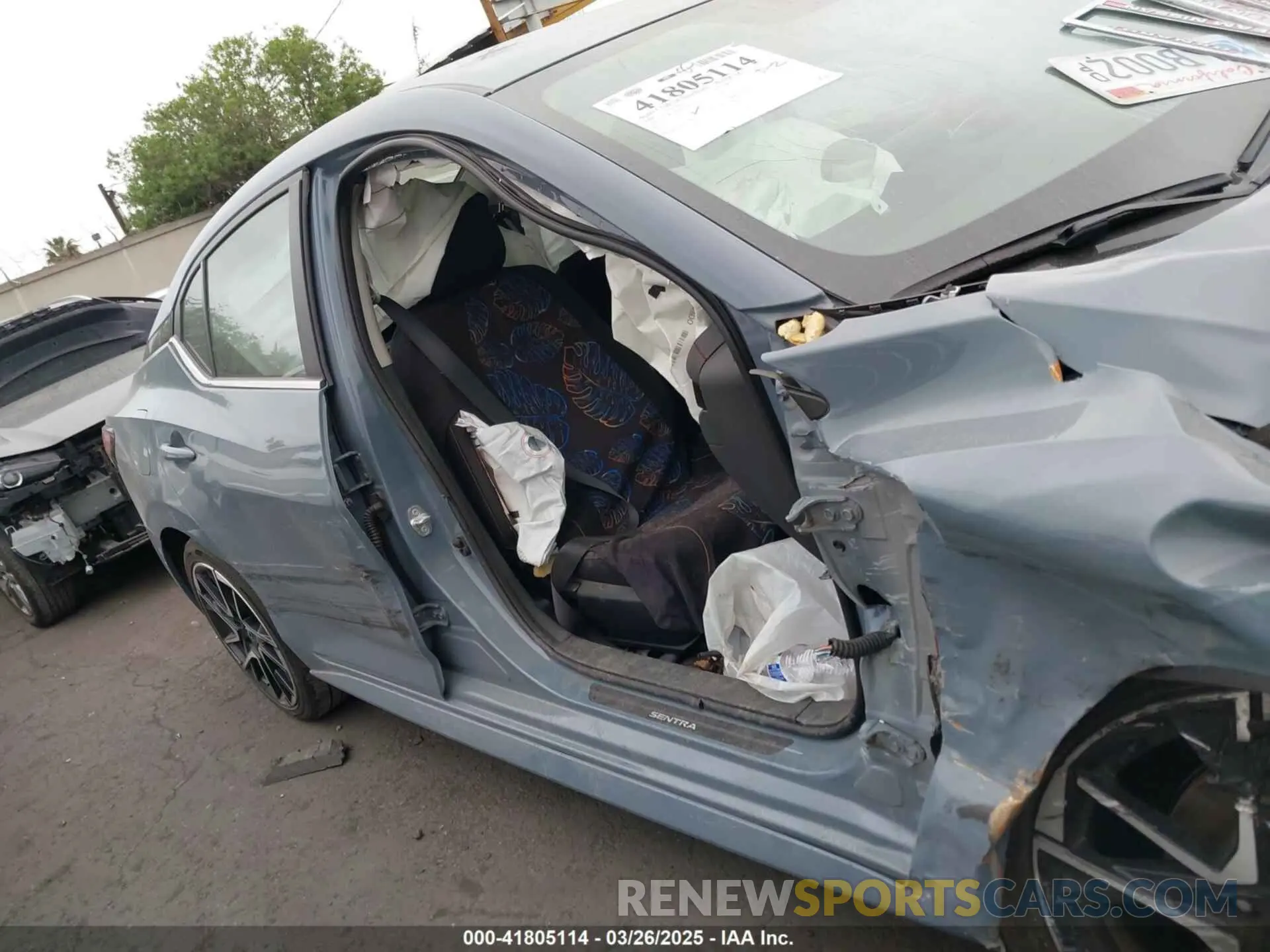 13 fotografías del automóvil dañado 3N1AB8DV8RY278556 NISSAN SENTRA 2024