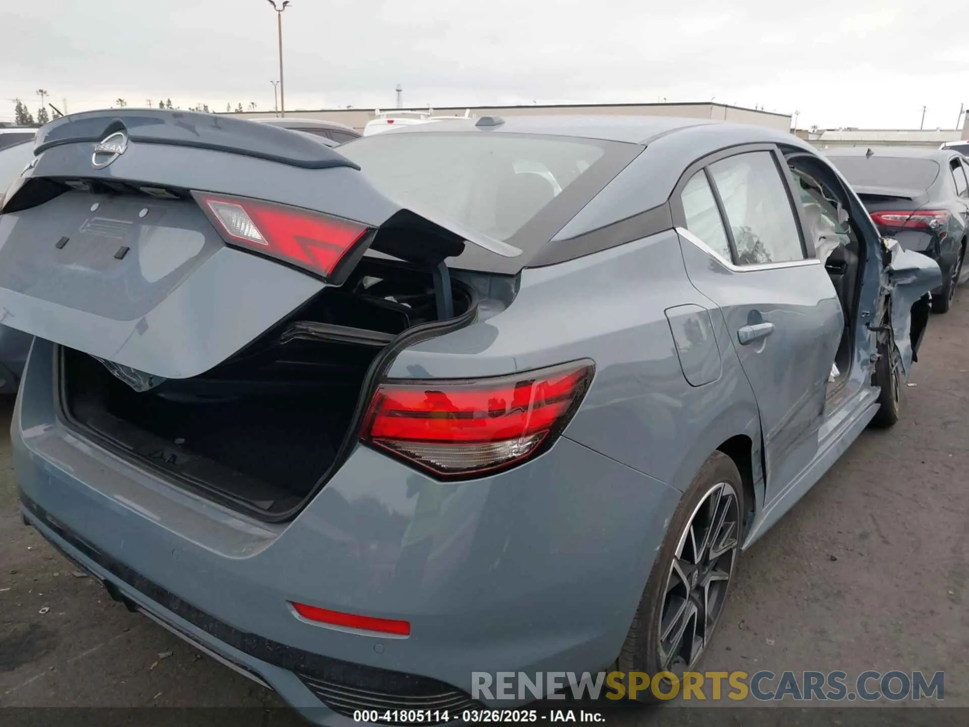 4 fotografías del automóvil dañado 3N1AB8DV8RY278556 NISSAN SENTRA 2024