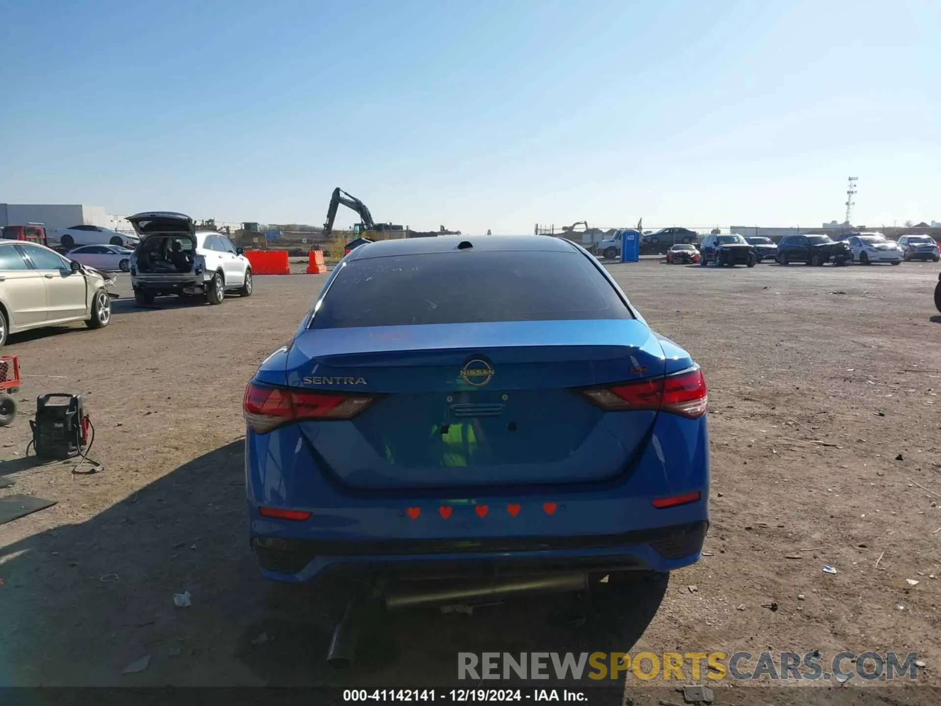 15 fotografías del automóvil dañado 3N1AB8DV9RY280543 NISSAN SENTRA 2024