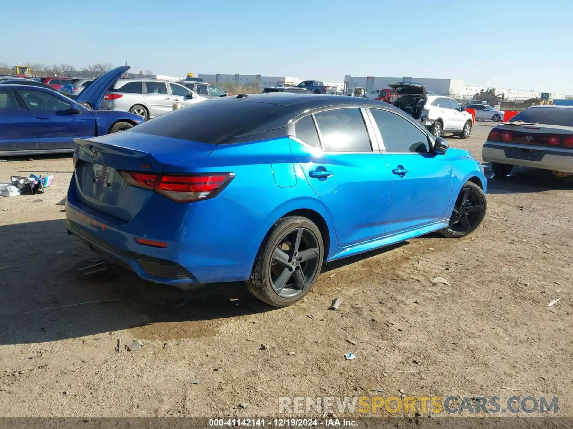 4 fotografías del automóvil dañado 3N1AB8DV9RY280543 NISSAN SENTRA 2024