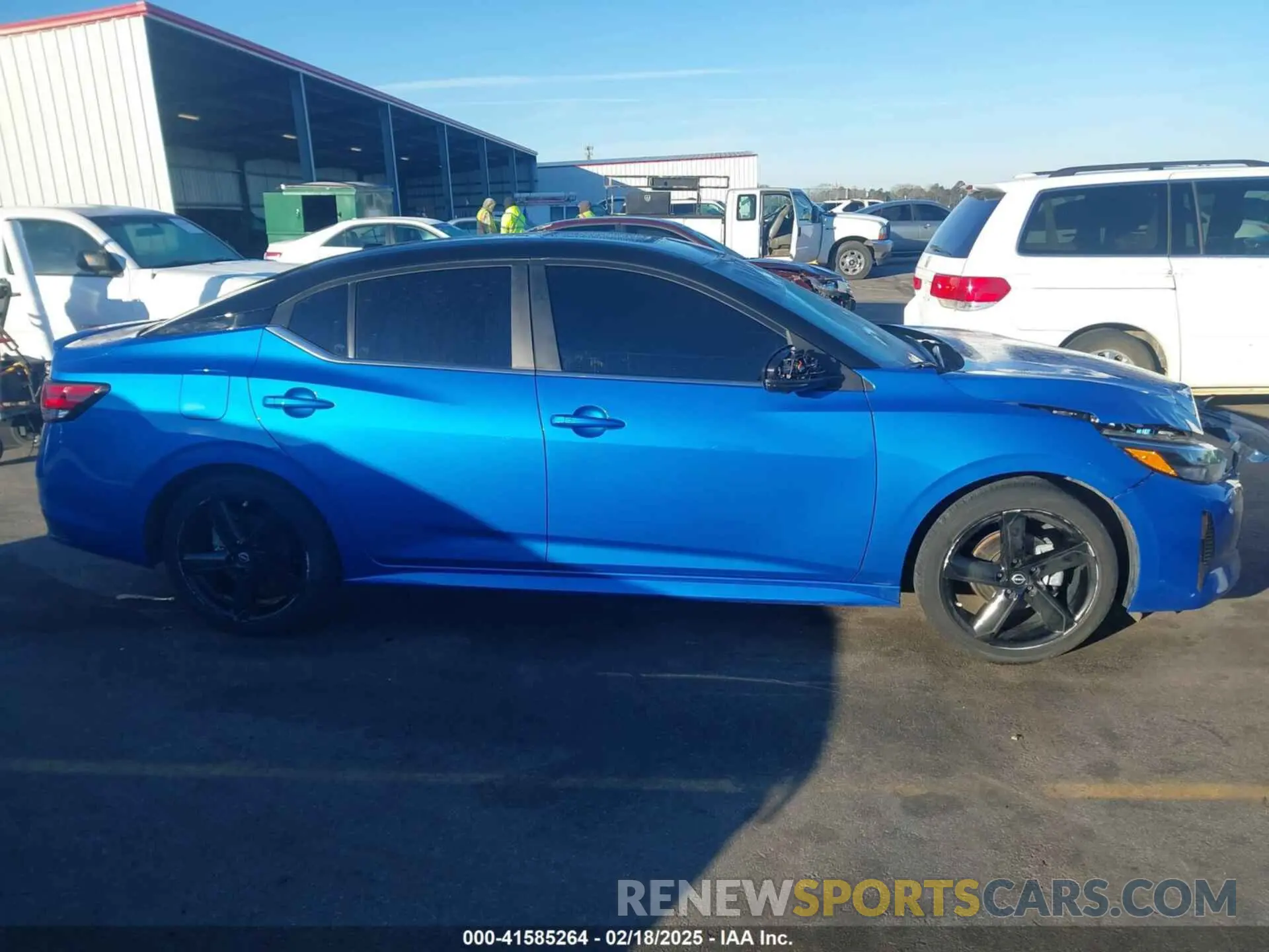 13 fotografías del automóvil dañado 3N1AB8DV9RY283328 NISSAN SENTRA 2024