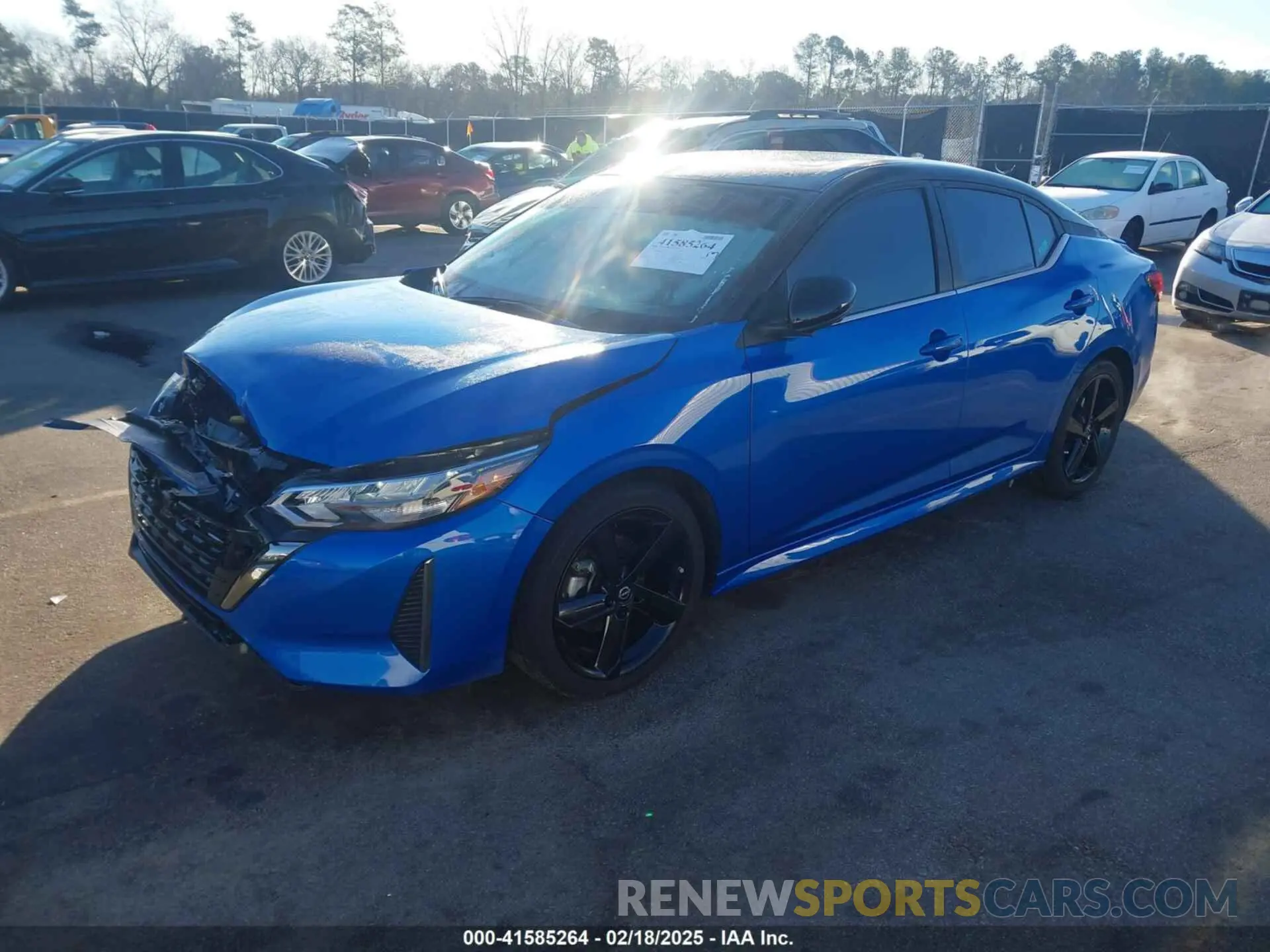2 fotografías del automóvil dañado 3N1AB8DV9RY283328 NISSAN SENTRA 2024