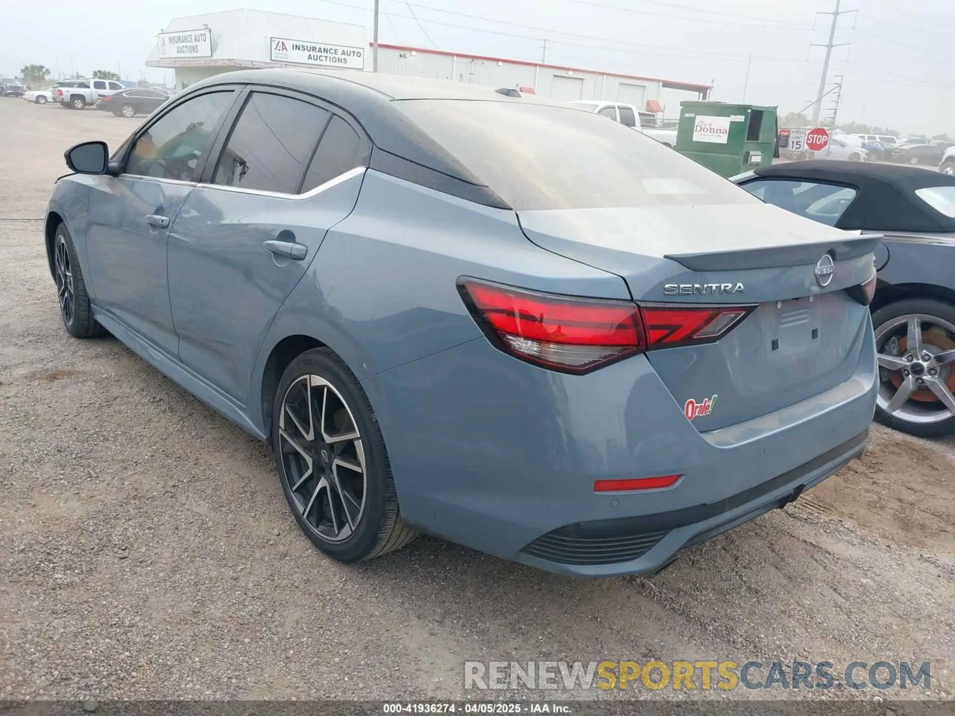 3 fotografías del automóvil dañado 3N1AB8DV9RY351269 NISSAN SENTRA 2024