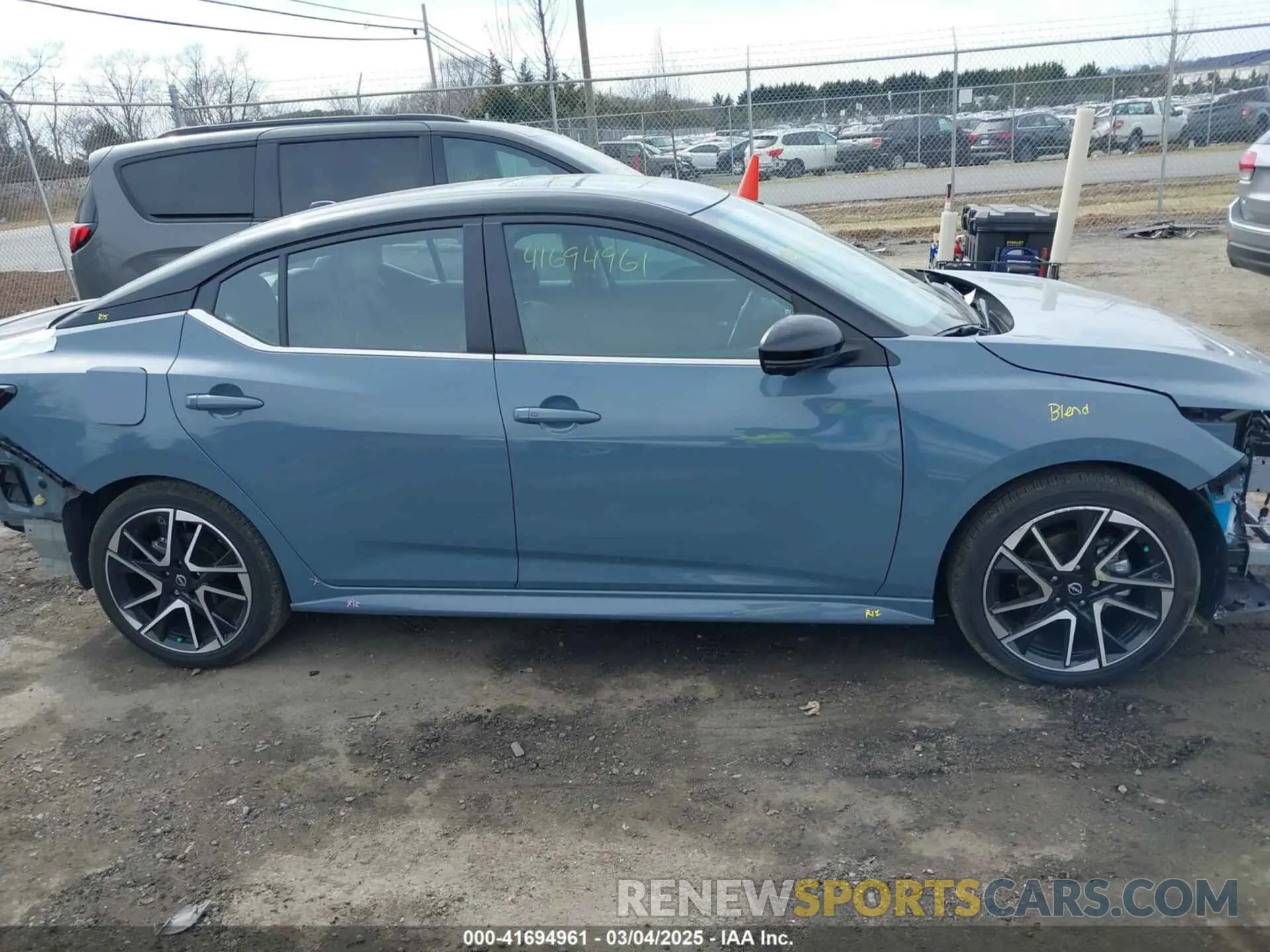 13 fotografías del automóvil dañado 3N1AB8DV9RY356276 NISSAN SENTRA 2024