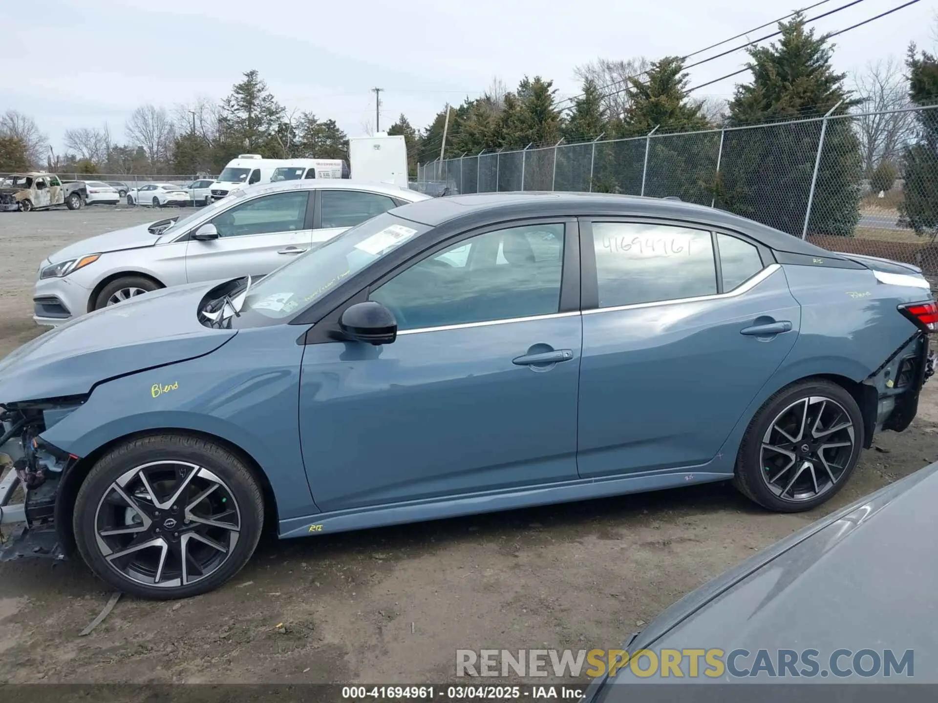 14 fotografías del automóvil dañado 3N1AB8DV9RY356276 NISSAN SENTRA 2024
