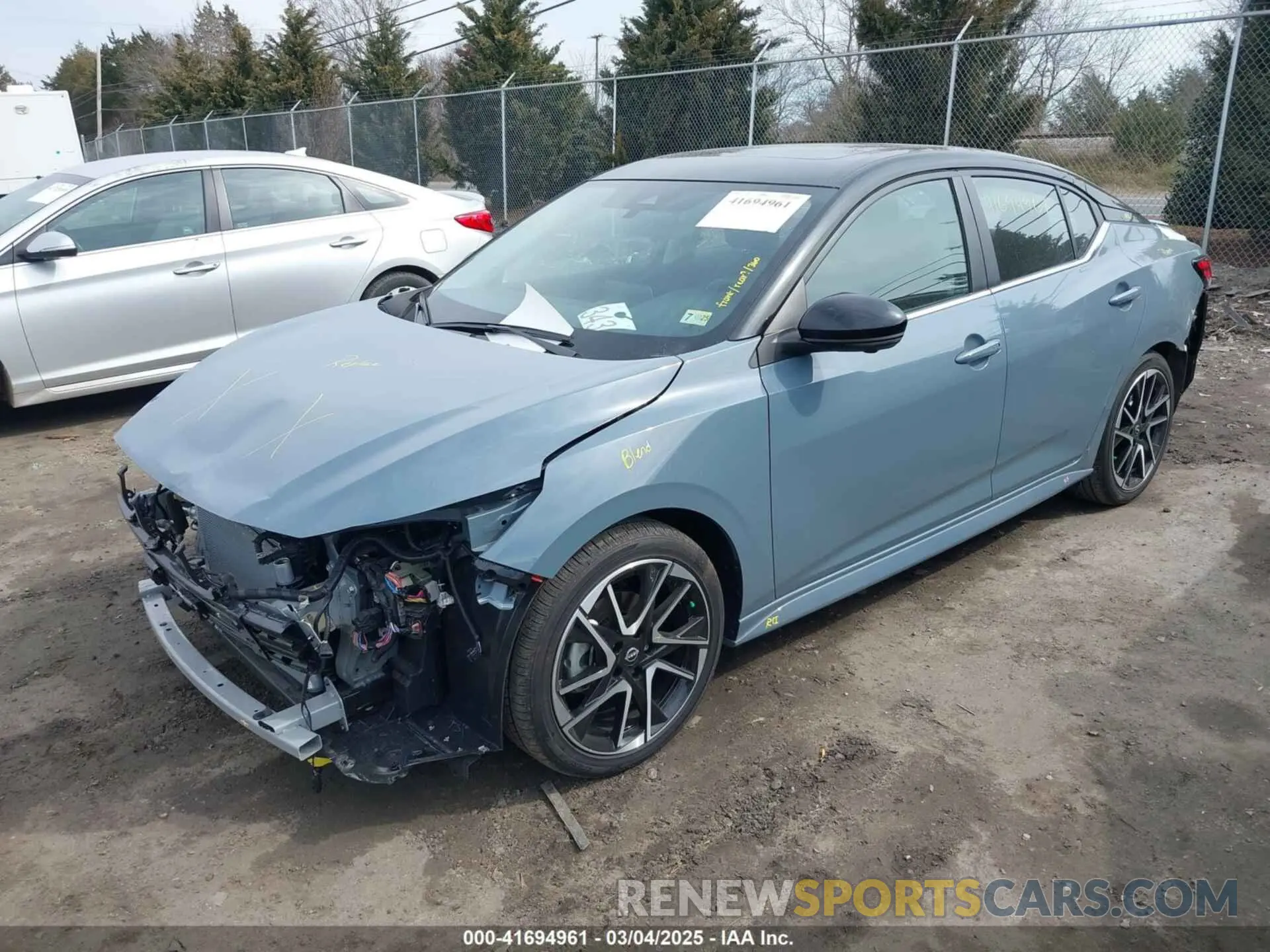 2 fotografías del automóvil dañado 3N1AB8DV9RY356276 NISSAN SENTRA 2024