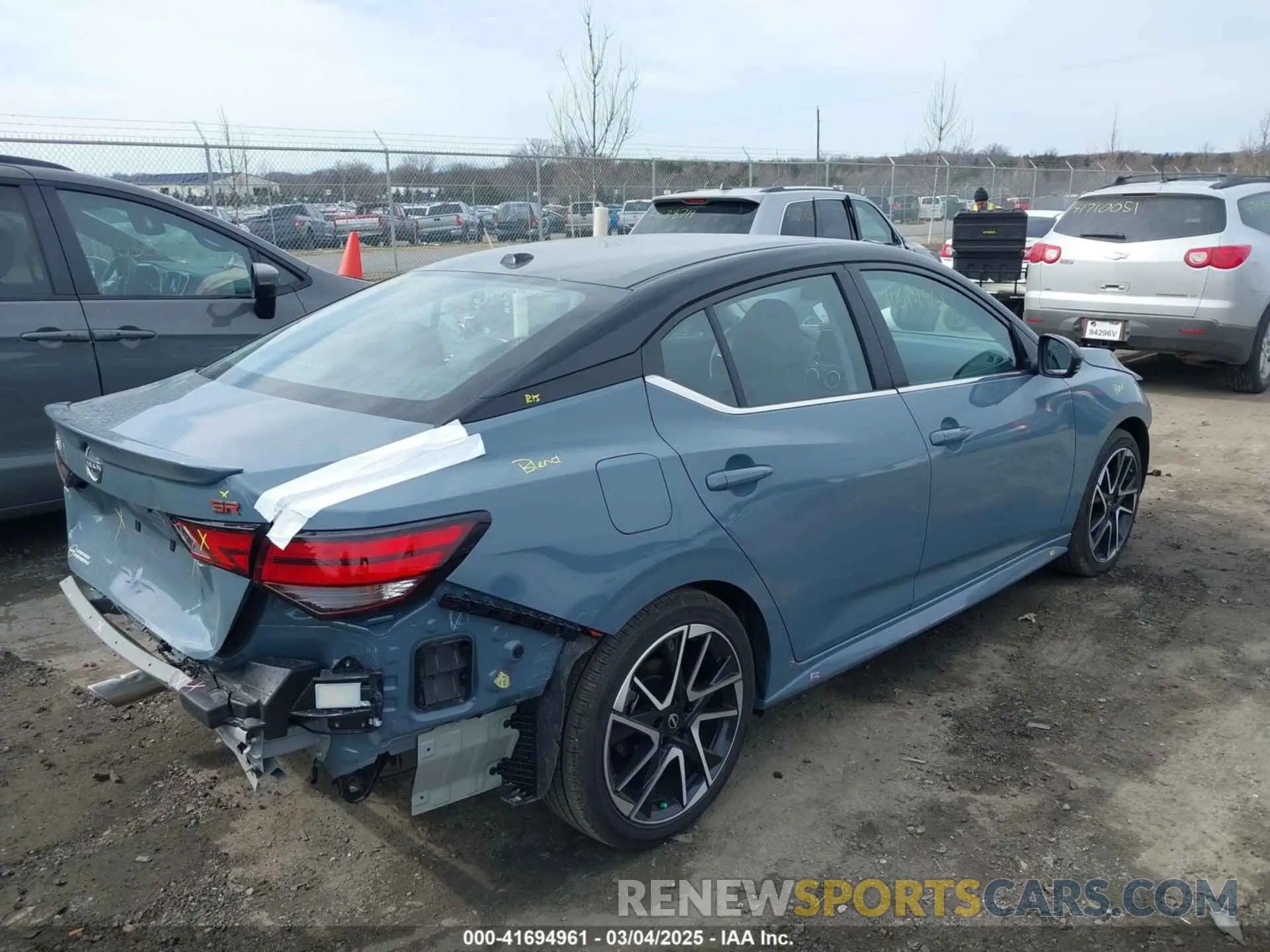 4 fotografías del automóvil dañado 3N1AB8DV9RY356276 NISSAN SENTRA 2024