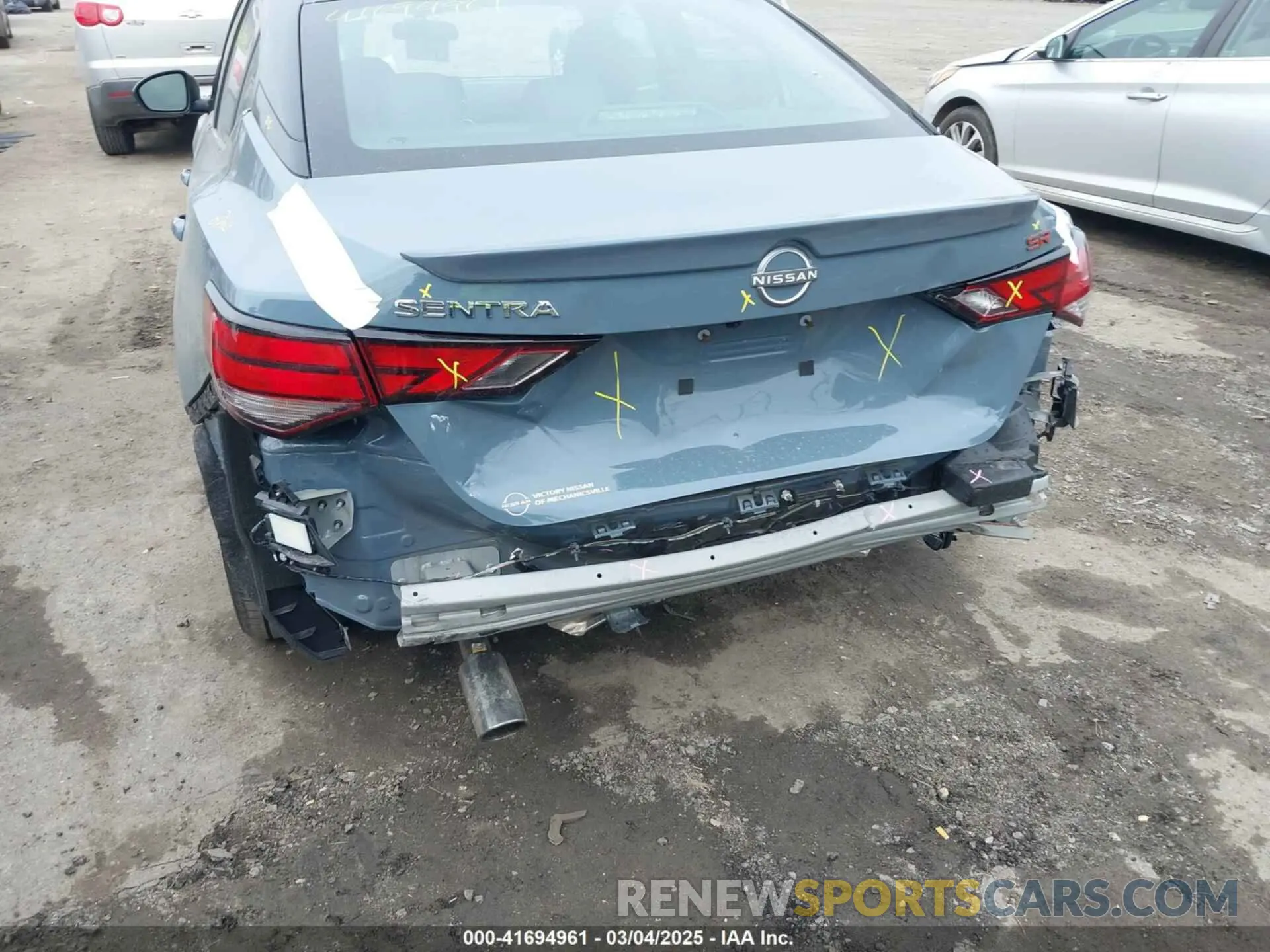 6 fotografías del automóvil dañado 3N1AB8DV9RY356276 NISSAN SENTRA 2024