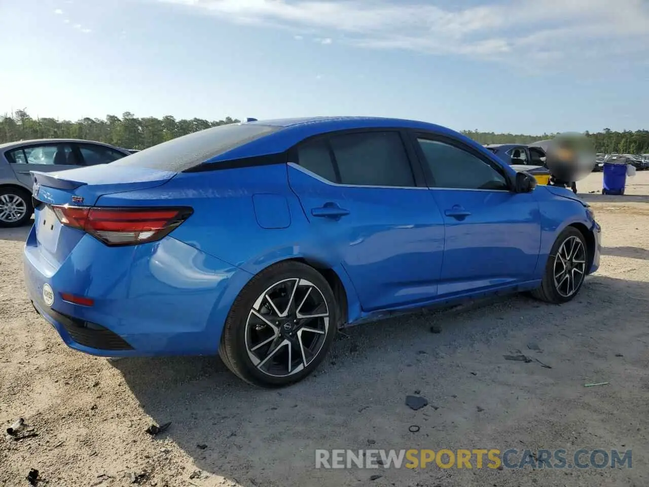 3 fotografías del automóvil dañado 3N1AB8DVXRY225096 NISSAN SENTRA 2024