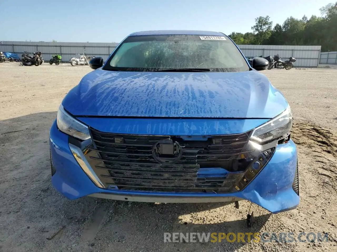 5 fotografías del automóvil dañado 3N1AB8DVXRY225096 NISSAN SENTRA 2024