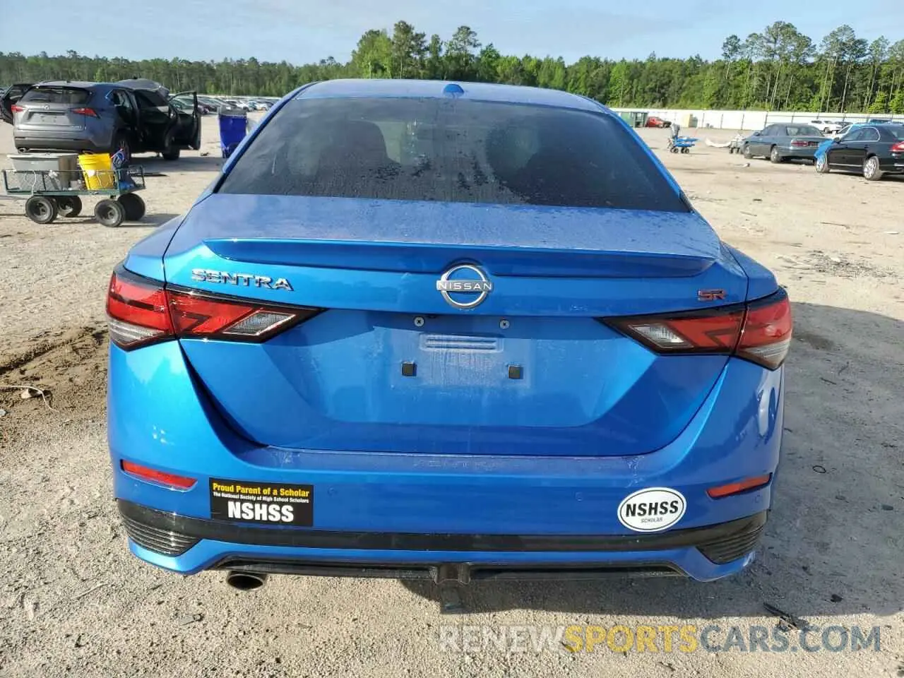 6 fotografías del automóvil dañado 3N1AB8DVXRY225096 NISSAN SENTRA 2024
