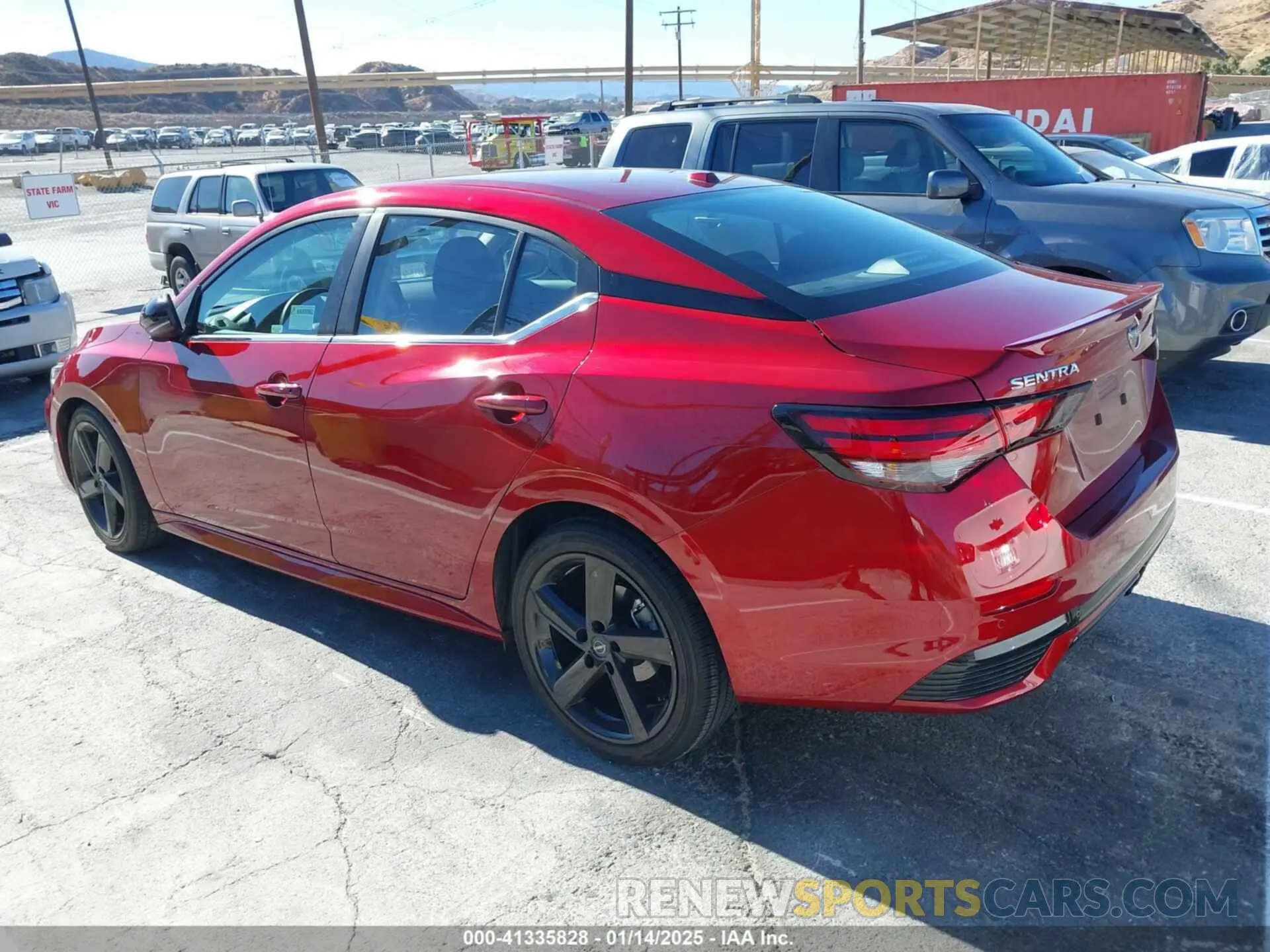 3 fotografías del automóvil dañado 3N1AB8DVXRY265324 NISSAN SENTRA 2024