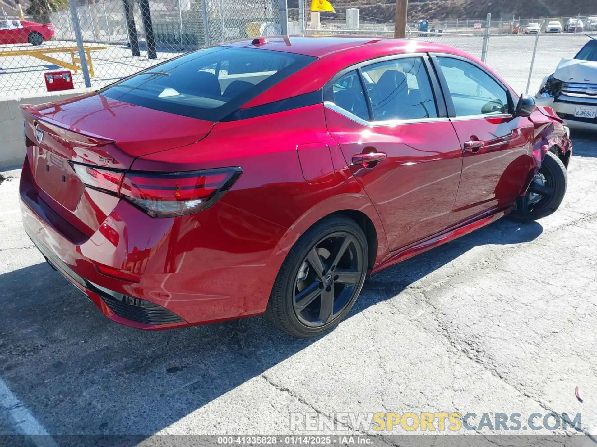 4 fotografías del automóvil dañado 3N1AB8DVXRY265324 NISSAN SENTRA 2024