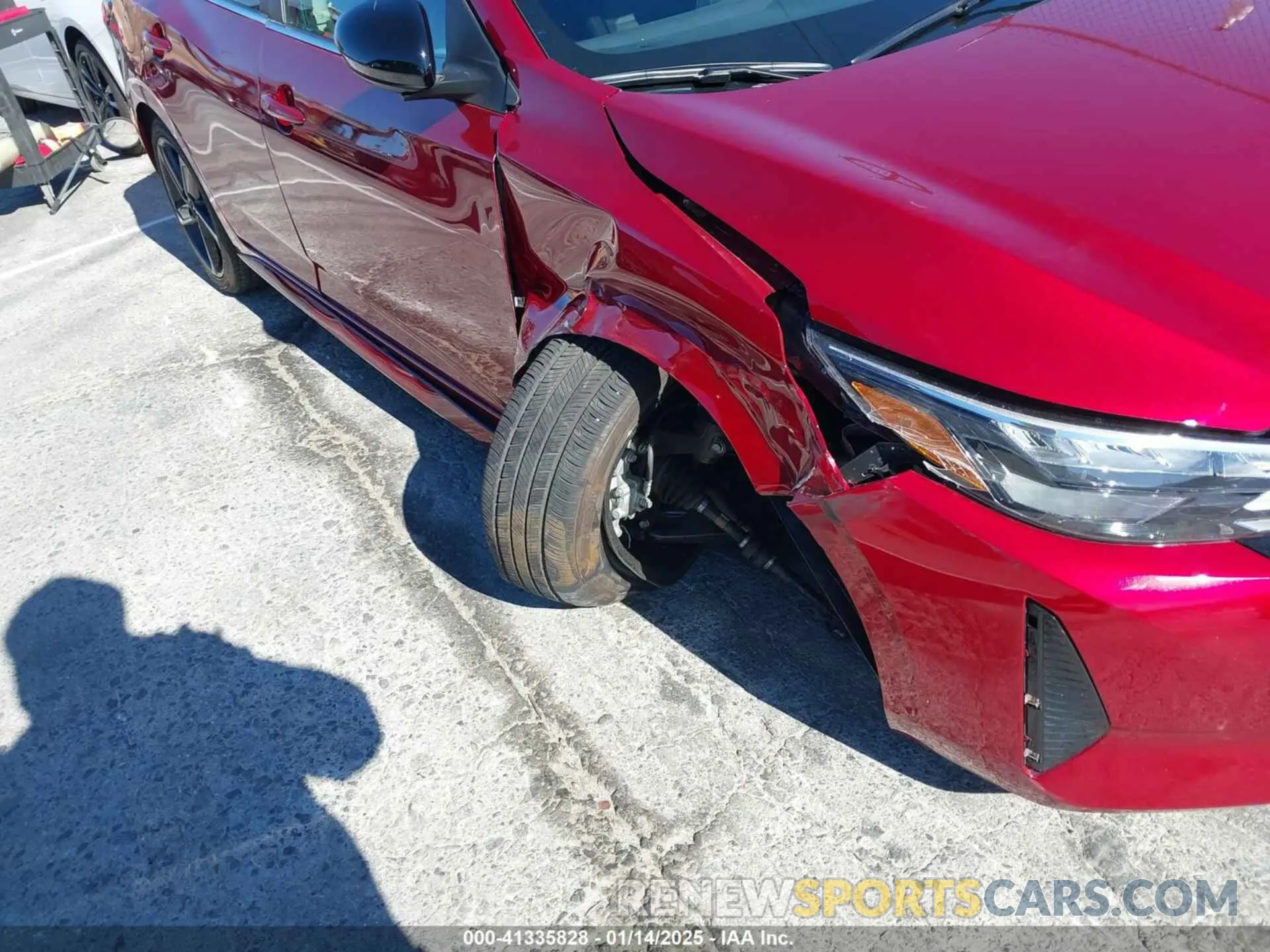 6 fotografías del automóvil dañado 3N1AB8DVXRY265324 NISSAN SENTRA 2024