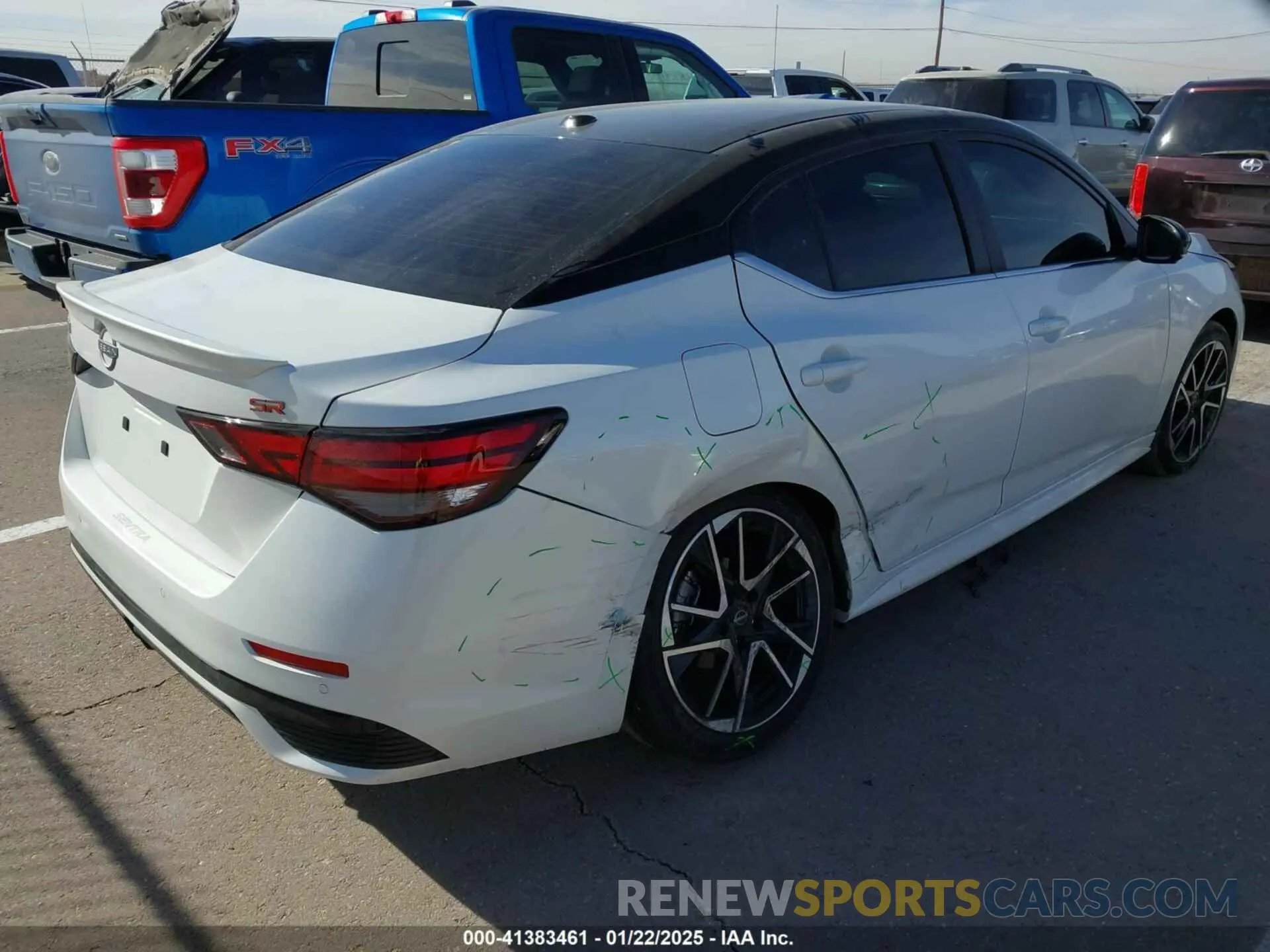 4 fotografías del automóvil dañado 3N1AB8DVXRY371501 NISSAN SENTRA 2024