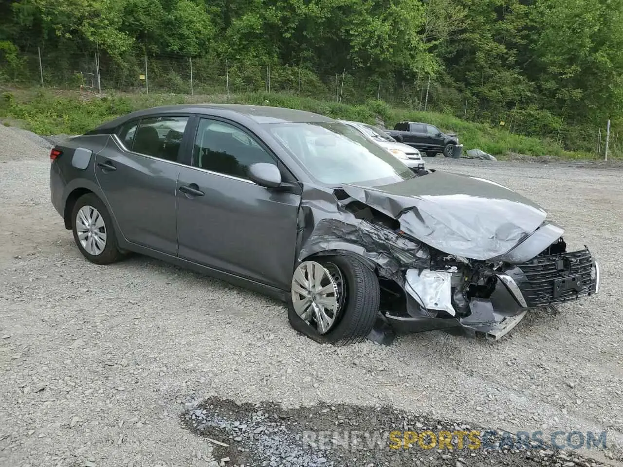 4 fotografías del automóvil dañado 3N1AB8BV1SY251935 NISSAN SENTRA 2025
