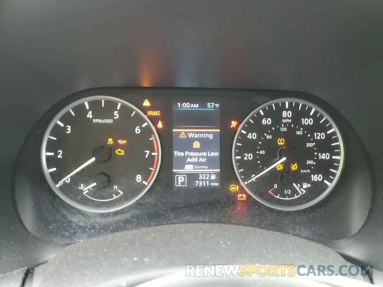 9 fotografías del automóvil dañado 3N1AB8BV1SY251935 NISSAN SENTRA 2025