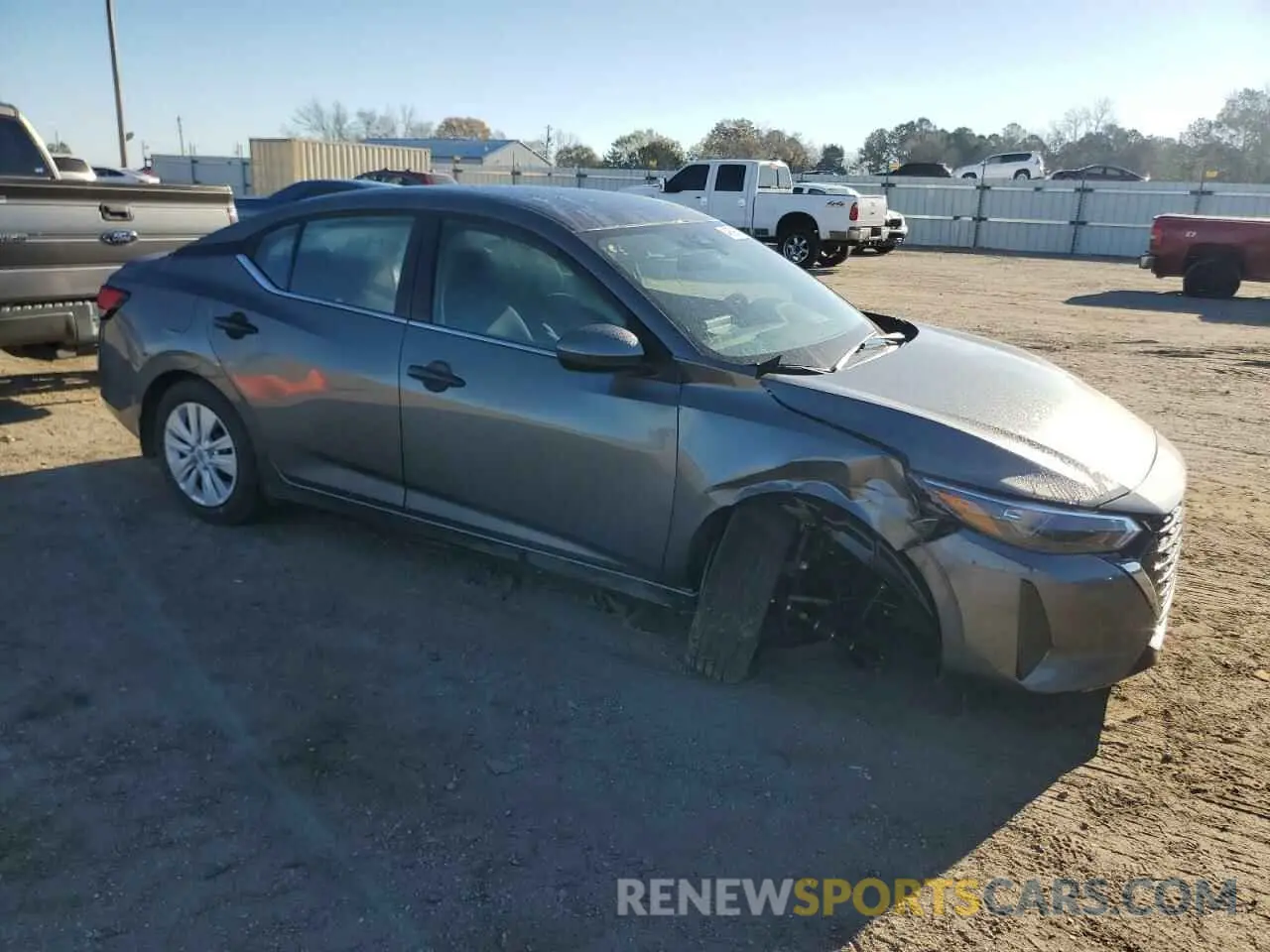 4 fotografías del automóvil dañado 3N1AB8BV1SY266922 NISSAN SENTRA 2025