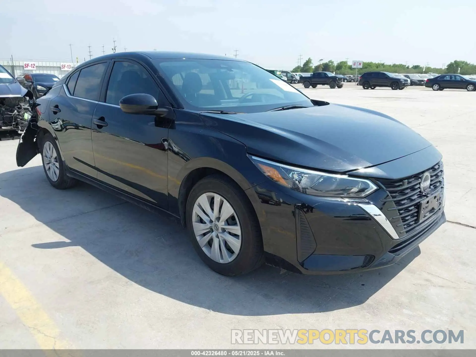 1 fotografías del automóvil dañado 3N1AB8BV2SY208348 NISSAN SENTRA 2025