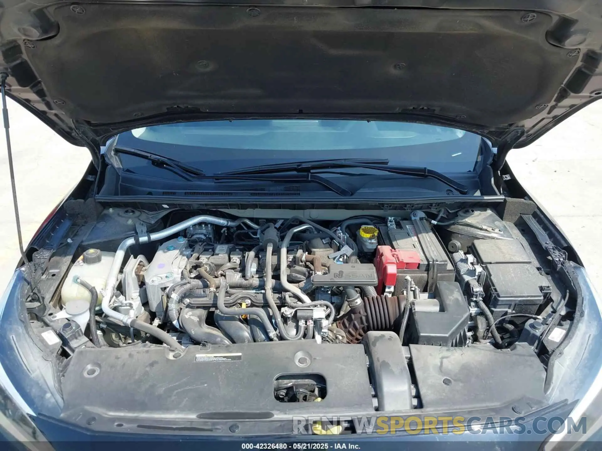 10 fotografías del automóvil dañado 3N1AB8BV2SY208348 NISSAN SENTRA 2025