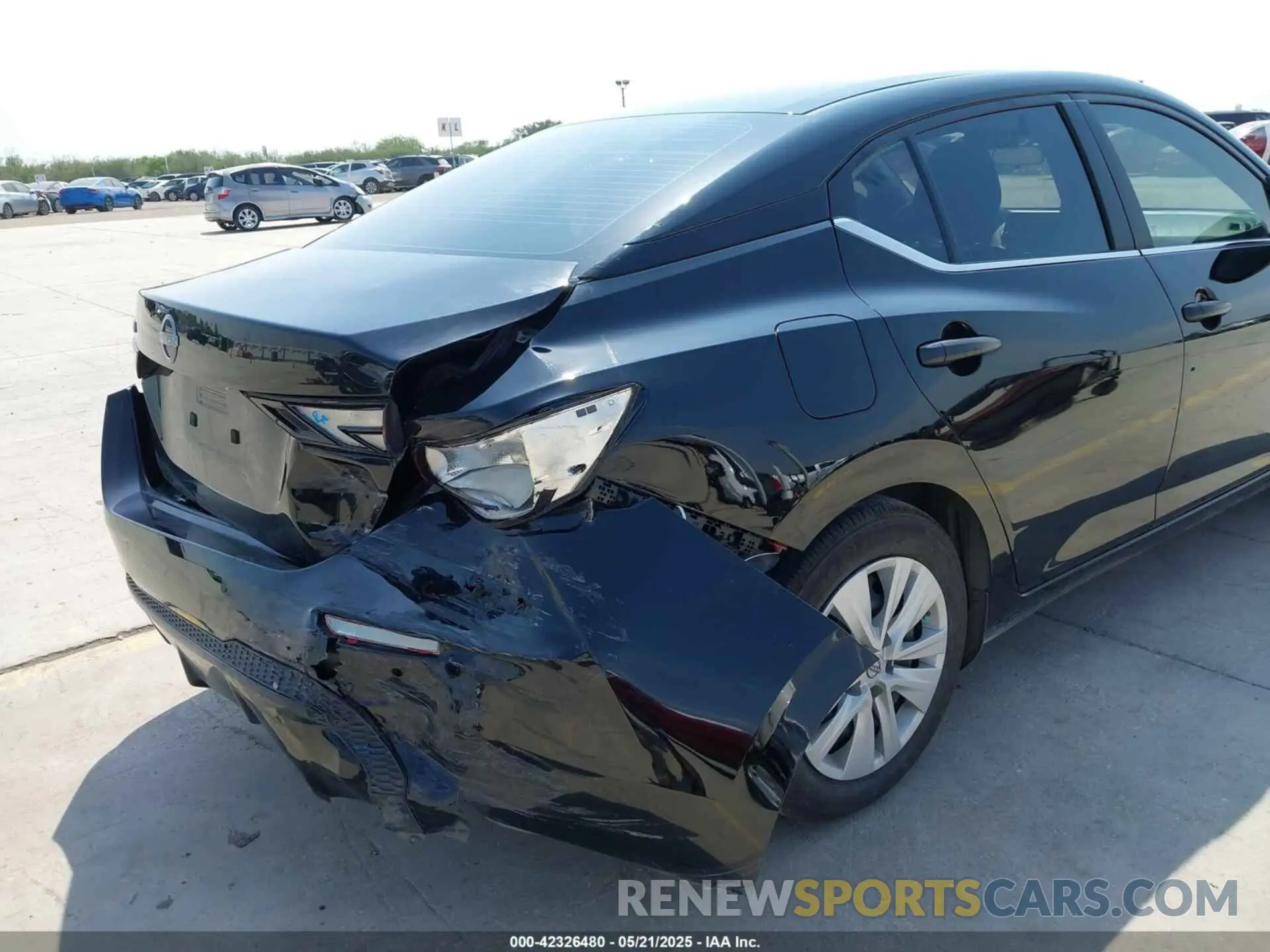 6 fotografías del automóvil dañado 3N1AB8BV2SY208348 NISSAN SENTRA 2025