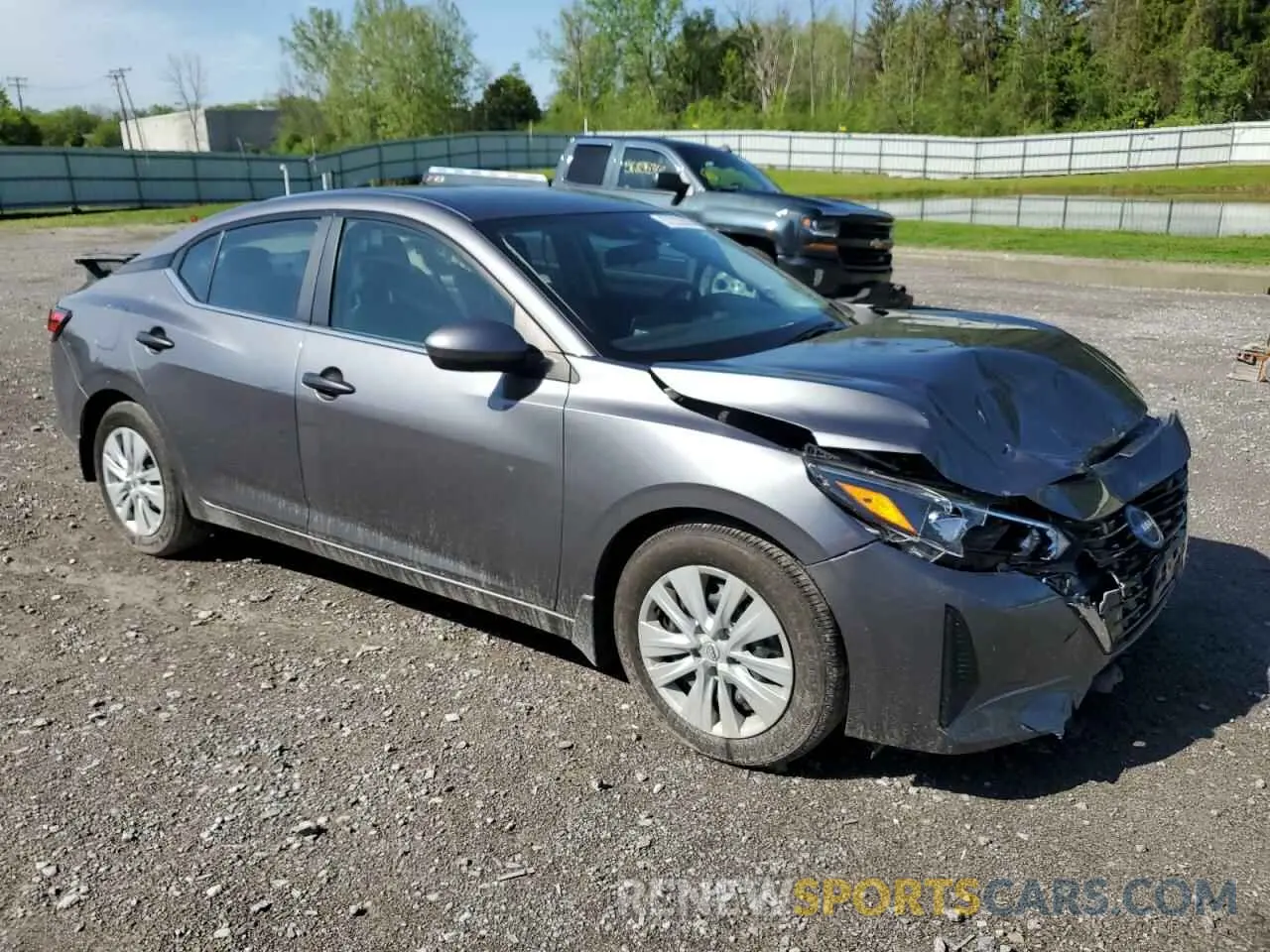 4 fotografías del automóvil dañado 3N1AB8BV2SY219401 NISSAN SENTRA 2025