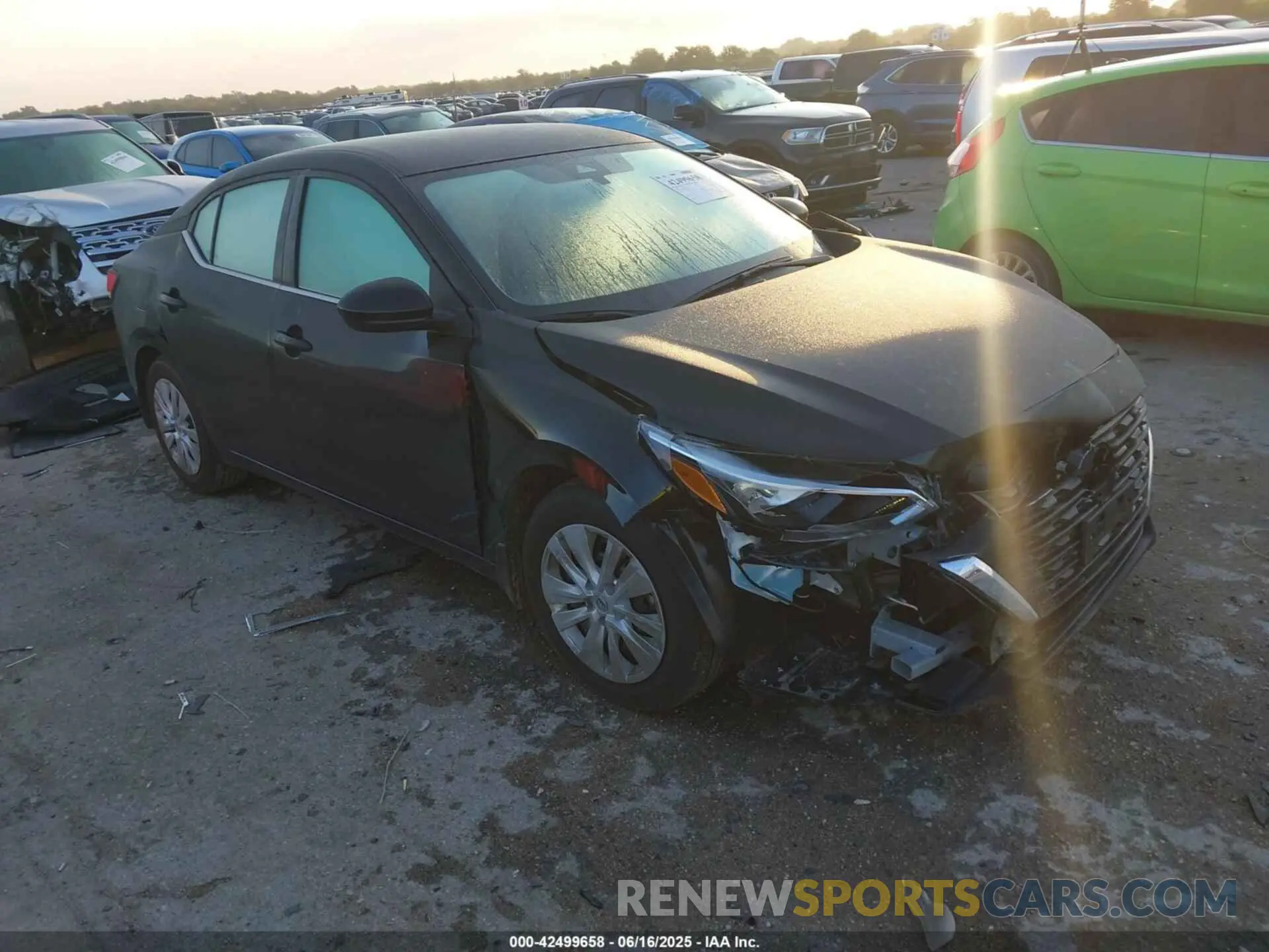 1 fotografías del automóvil dañado 3N1AB8BV2SY242497 NISSAN SENTRA 2025