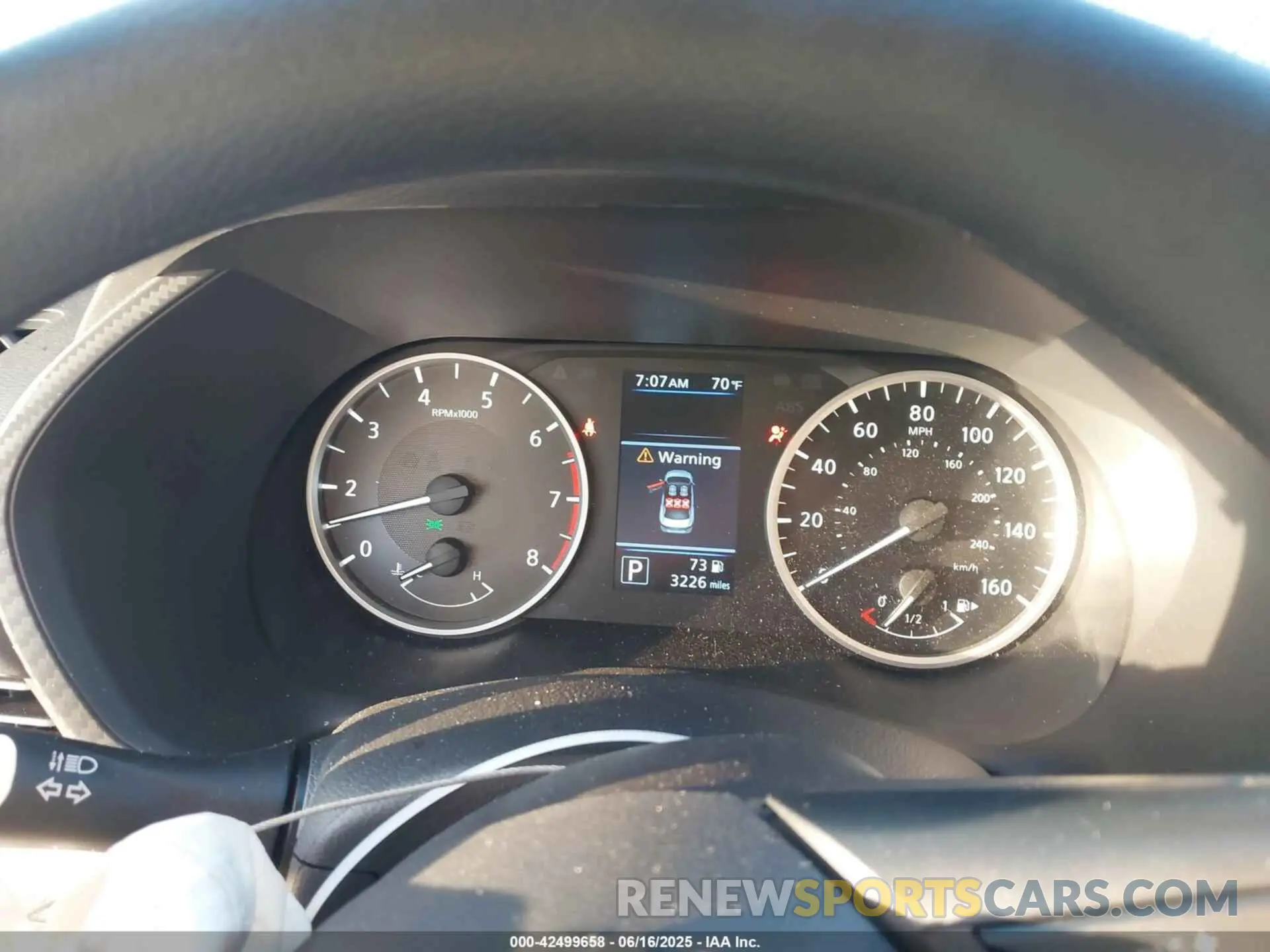 7 fotografías del automóvil dañado 3N1AB8BV2SY242497 NISSAN SENTRA 2025