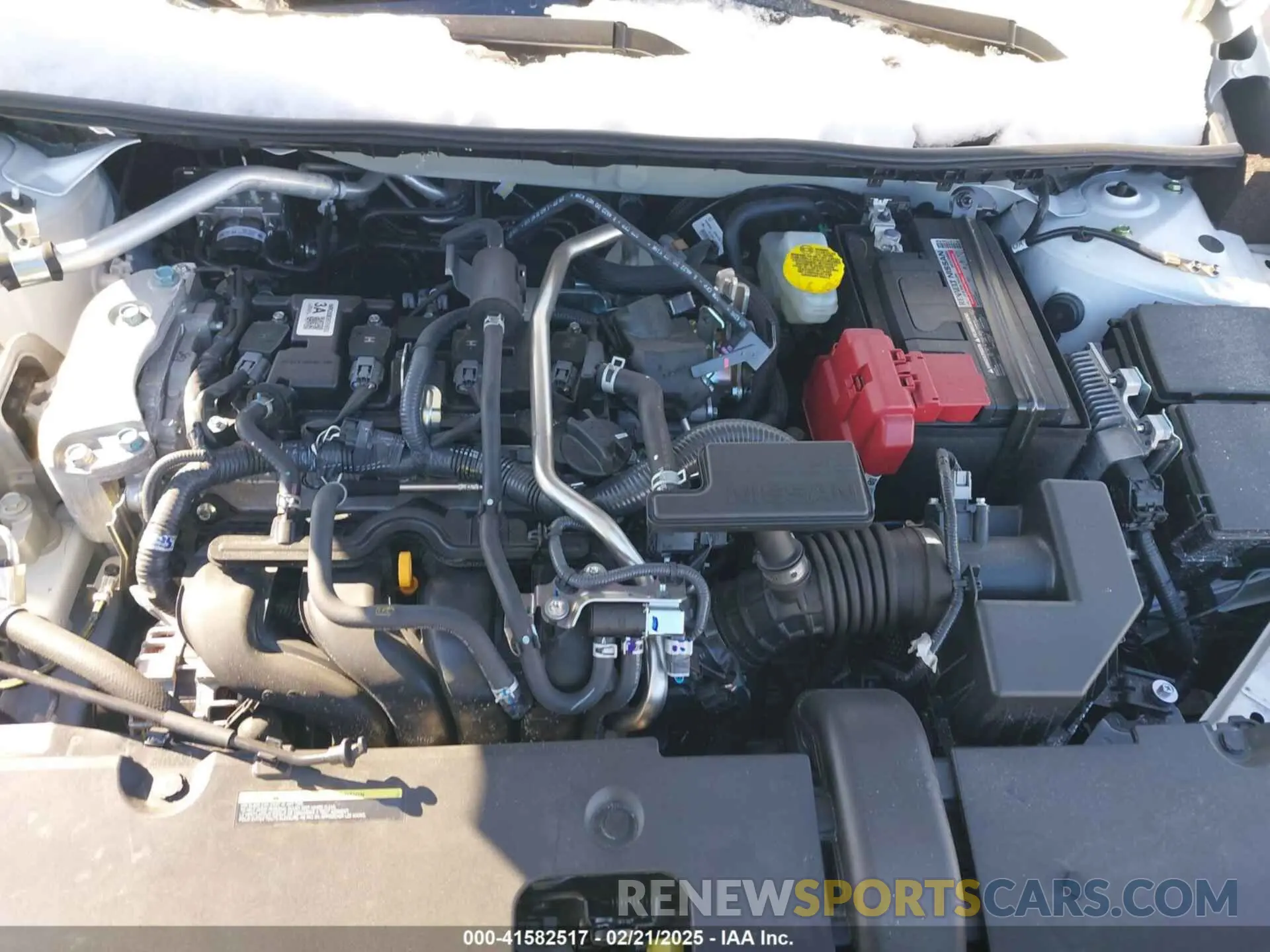 10 fotografías del automóvil dañado 3N1AB8BV3SY212859 NISSAN SENTRA 2025