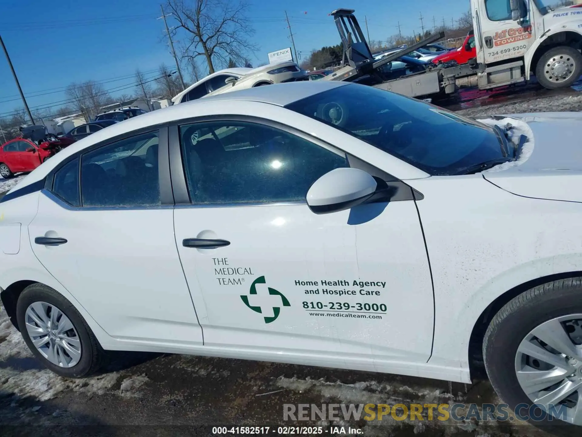 13 fotografías del automóvil dañado 3N1AB8BV3SY212859 NISSAN SENTRA 2025