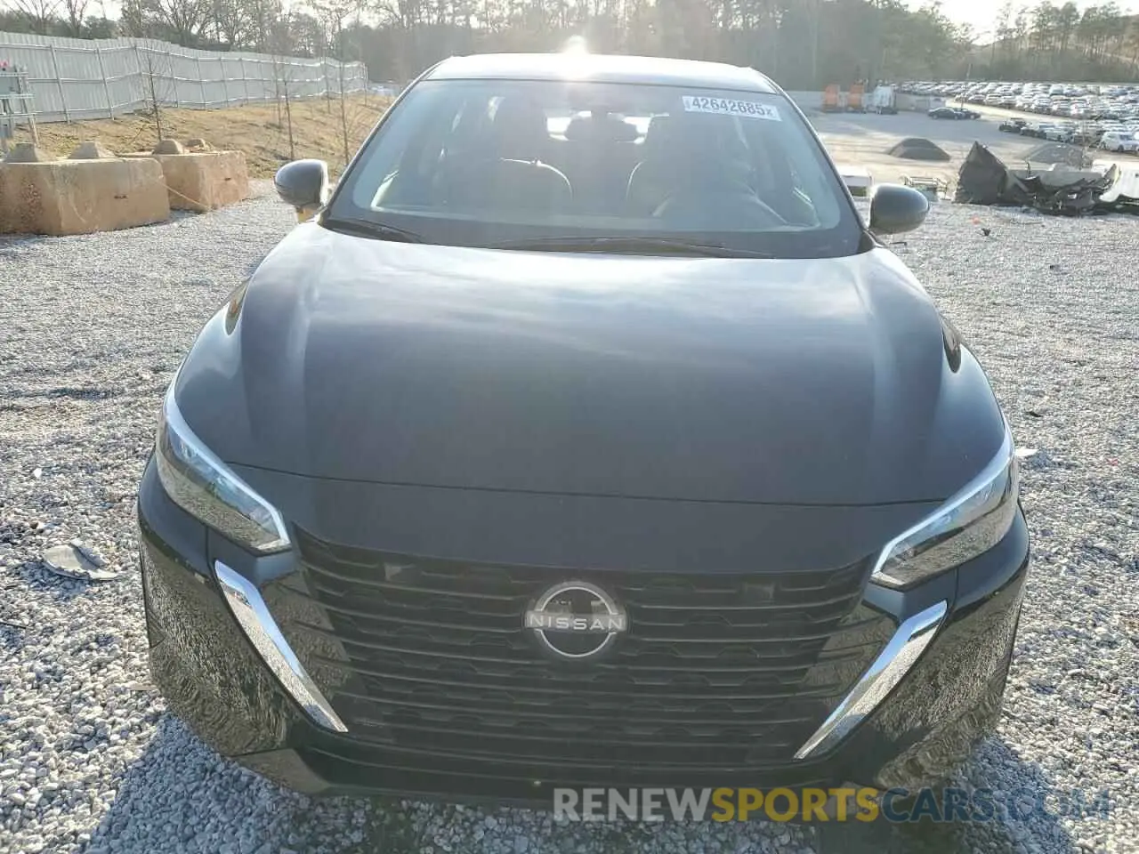 5 fotografías del automóvil dañado 3N1AB8BV4SY218105 NISSAN SENTRA 2025