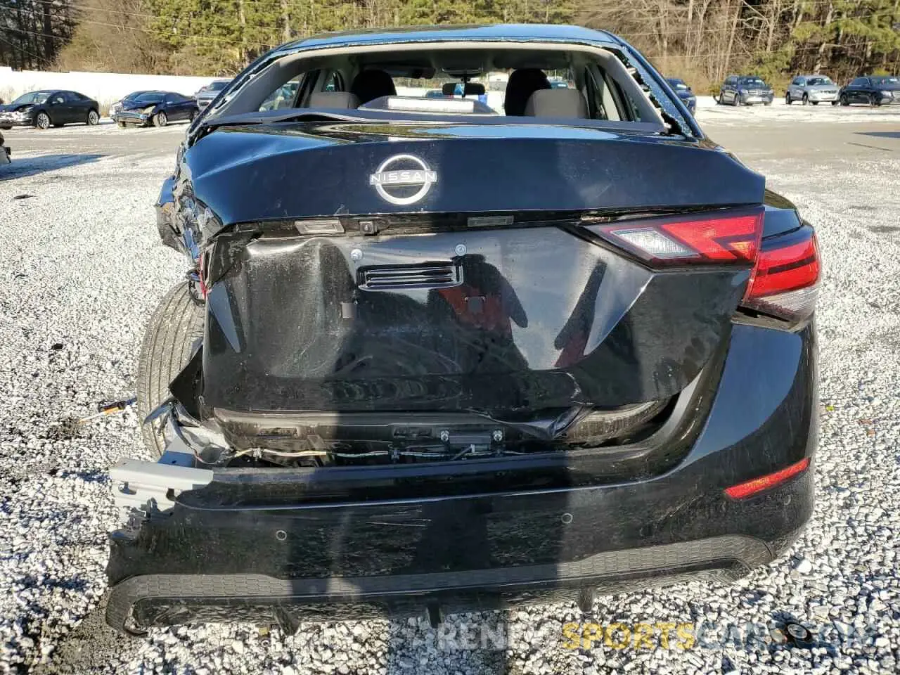 6 fotografías del automóvil dañado 3N1AB8BV4SY218105 NISSAN SENTRA 2025