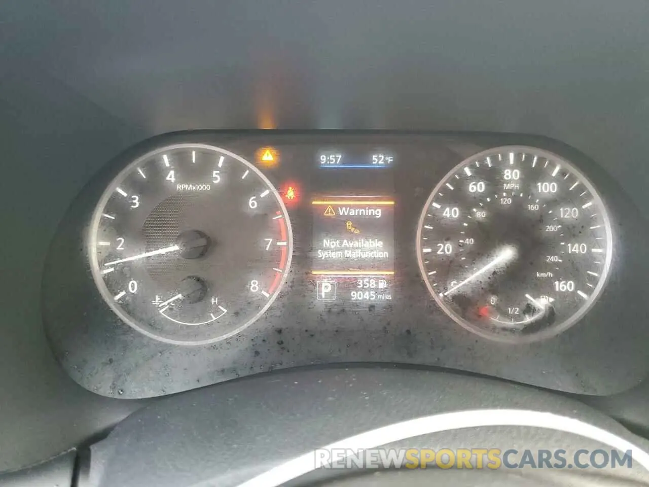 9 fotografías del automóvil dañado 3N1AB8BV4SY218105 NISSAN SENTRA 2025