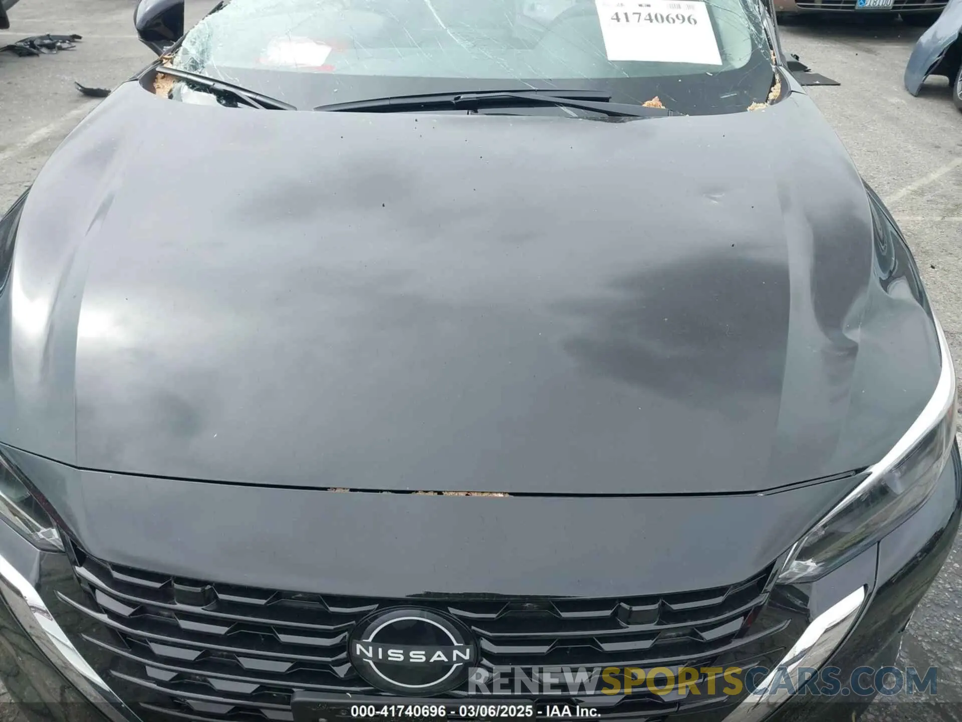 10 fotografías del automóvil dañado 3N1AB8BV4SY250150 NISSAN SENTRA 2025