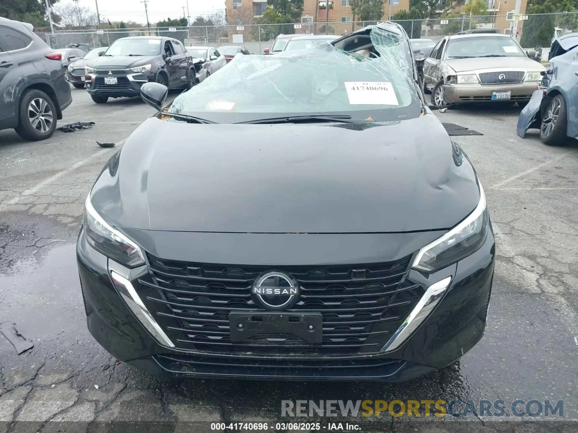 12 fotografías del automóvil dañado 3N1AB8BV4SY250150 NISSAN SENTRA 2025