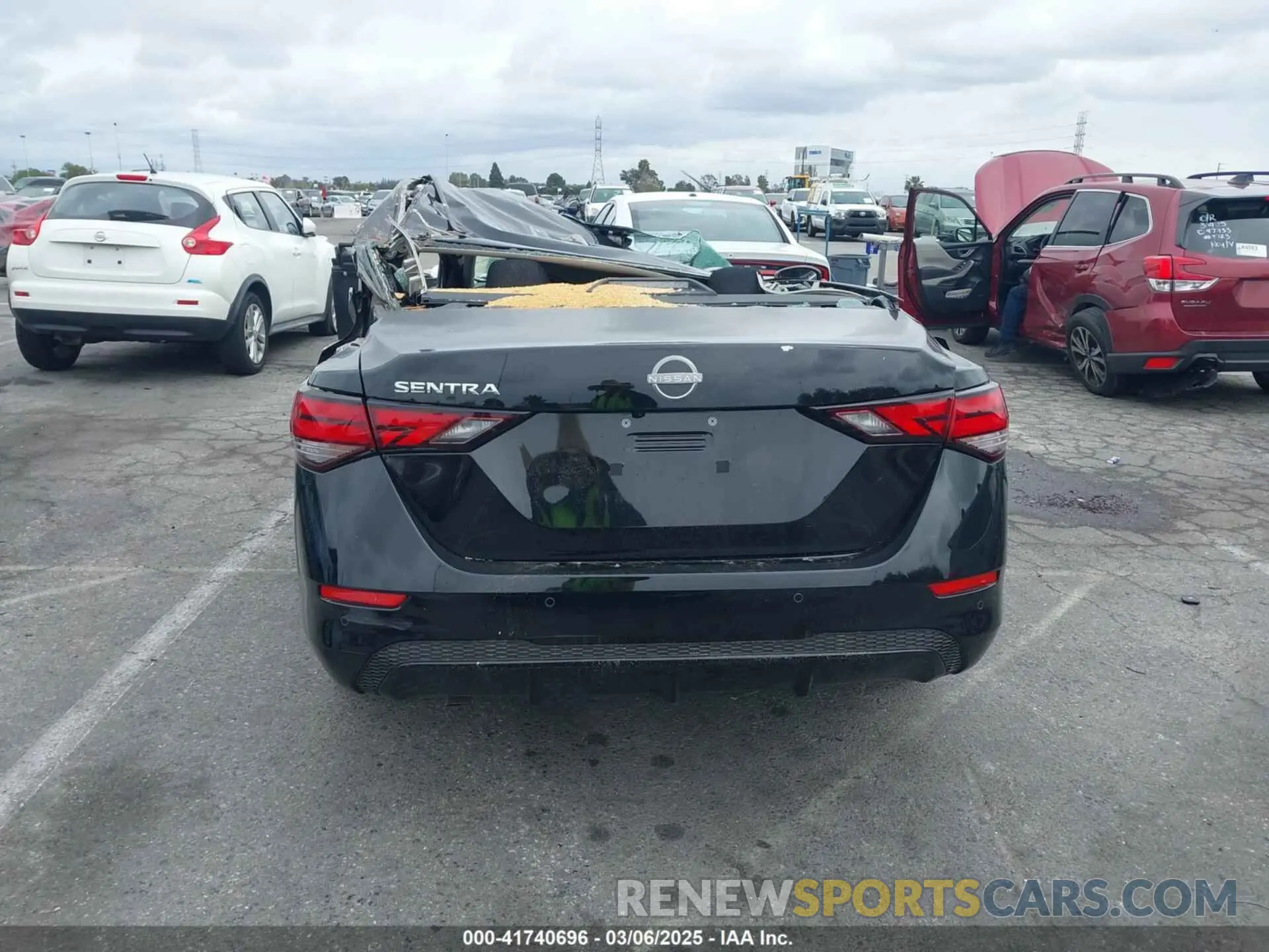 16 fotografías del automóvil dañado 3N1AB8BV4SY250150 NISSAN SENTRA 2025