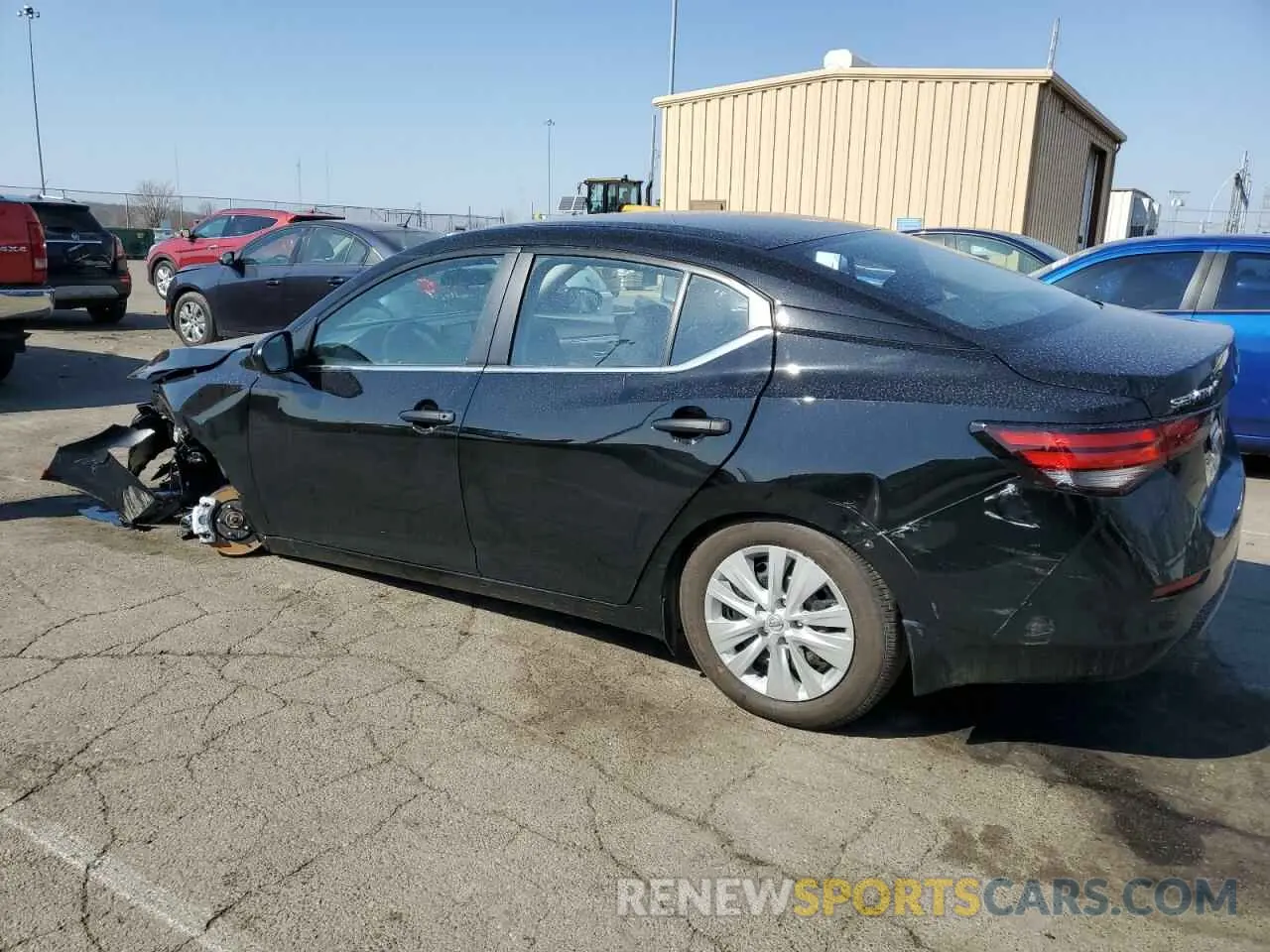 2 fotografías del automóvil dañado 3N1AB8BV4SY263626 NISSAN SENTRA 2025