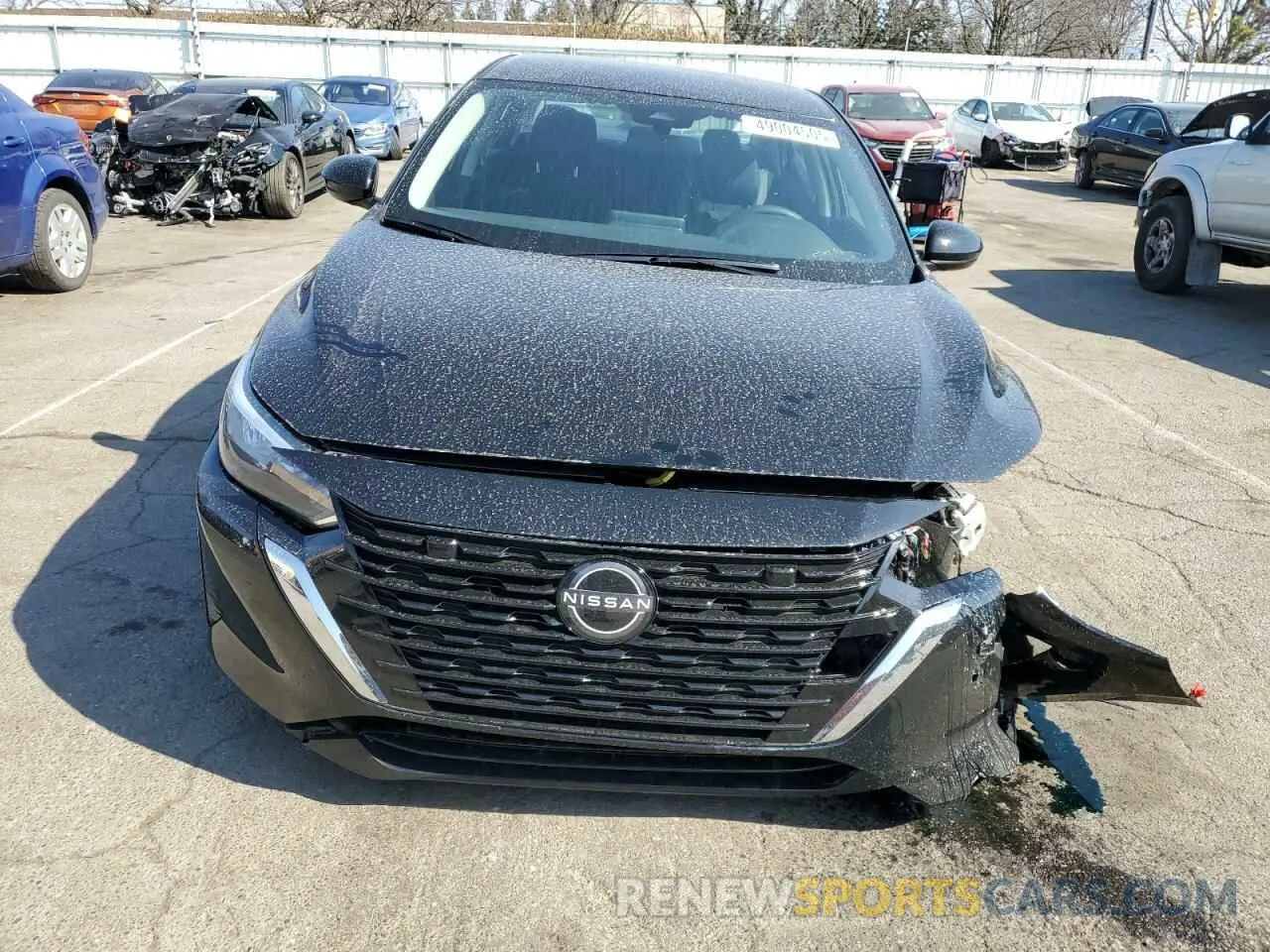 5 fotografías del automóvil dañado 3N1AB8BV4SY263626 NISSAN SENTRA 2025
