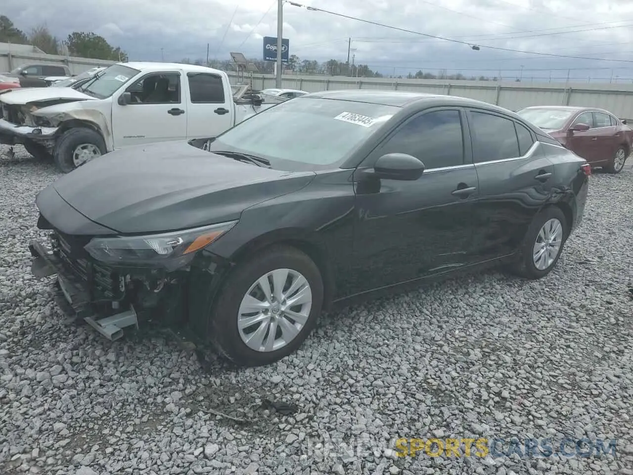 1 fotografías del automóvil dañado 3N1AB8BV5SY231252 NISSAN SENTRA 2025