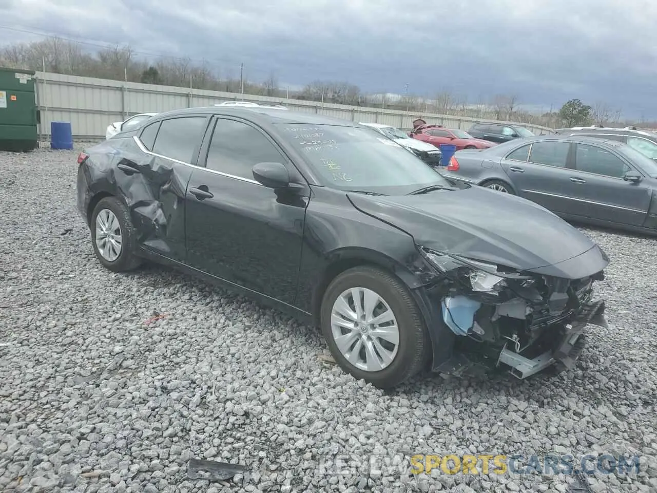 4 fotografías del automóvil dañado 3N1AB8BV5SY231252 NISSAN SENTRA 2025