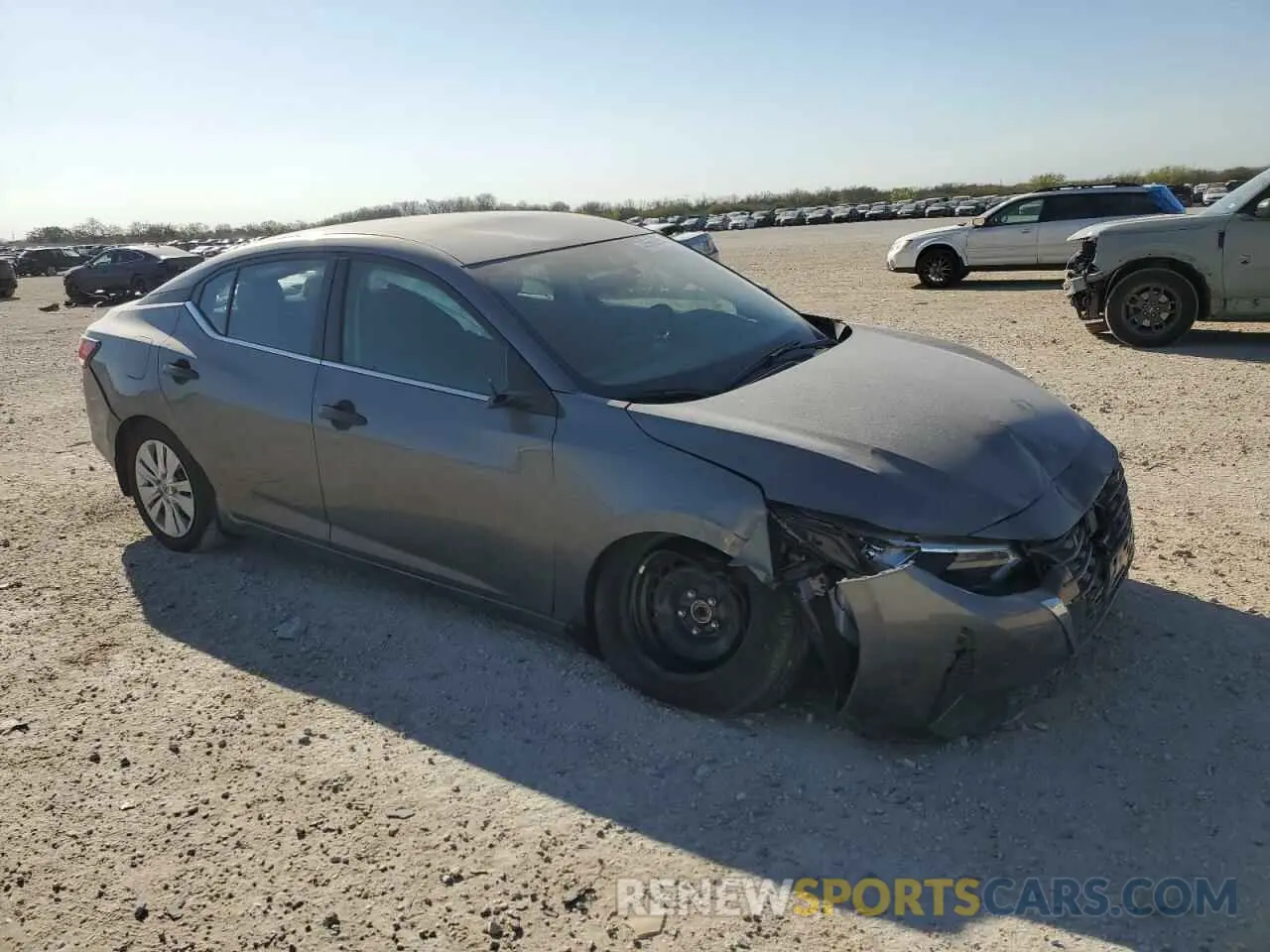 4 fotografías del automóvil dañado 3N1AB8BV5SY247953 NISSAN SENTRA 2025
