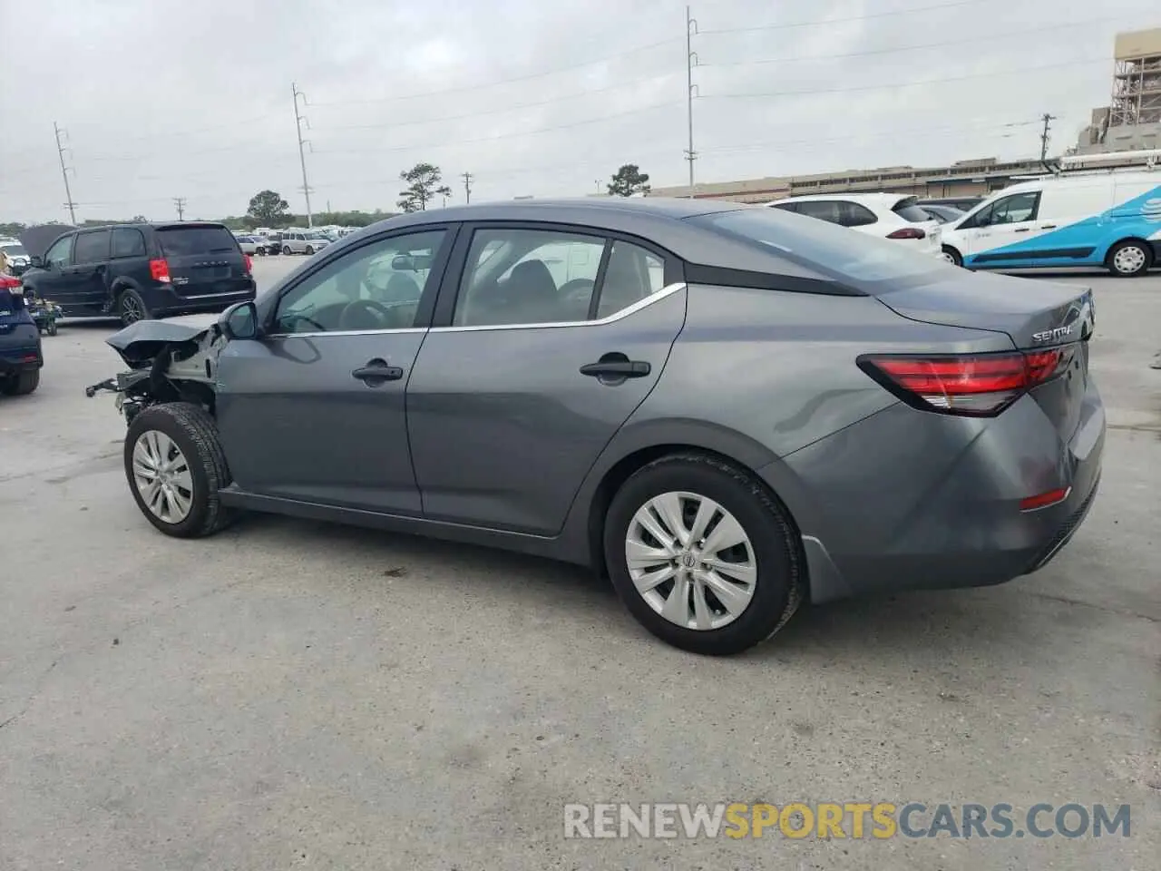 2 fotografías del automóvil dañado 3N1AB8BV5SY251324 NISSAN SENTRA 2025
