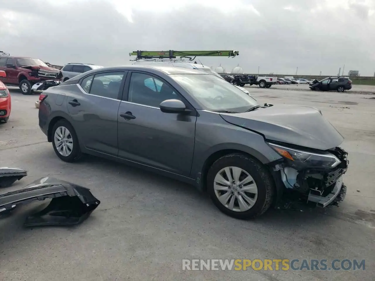 4 fotografías del automóvil dañado 3N1AB8BV5SY251324 NISSAN SENTRA 2025